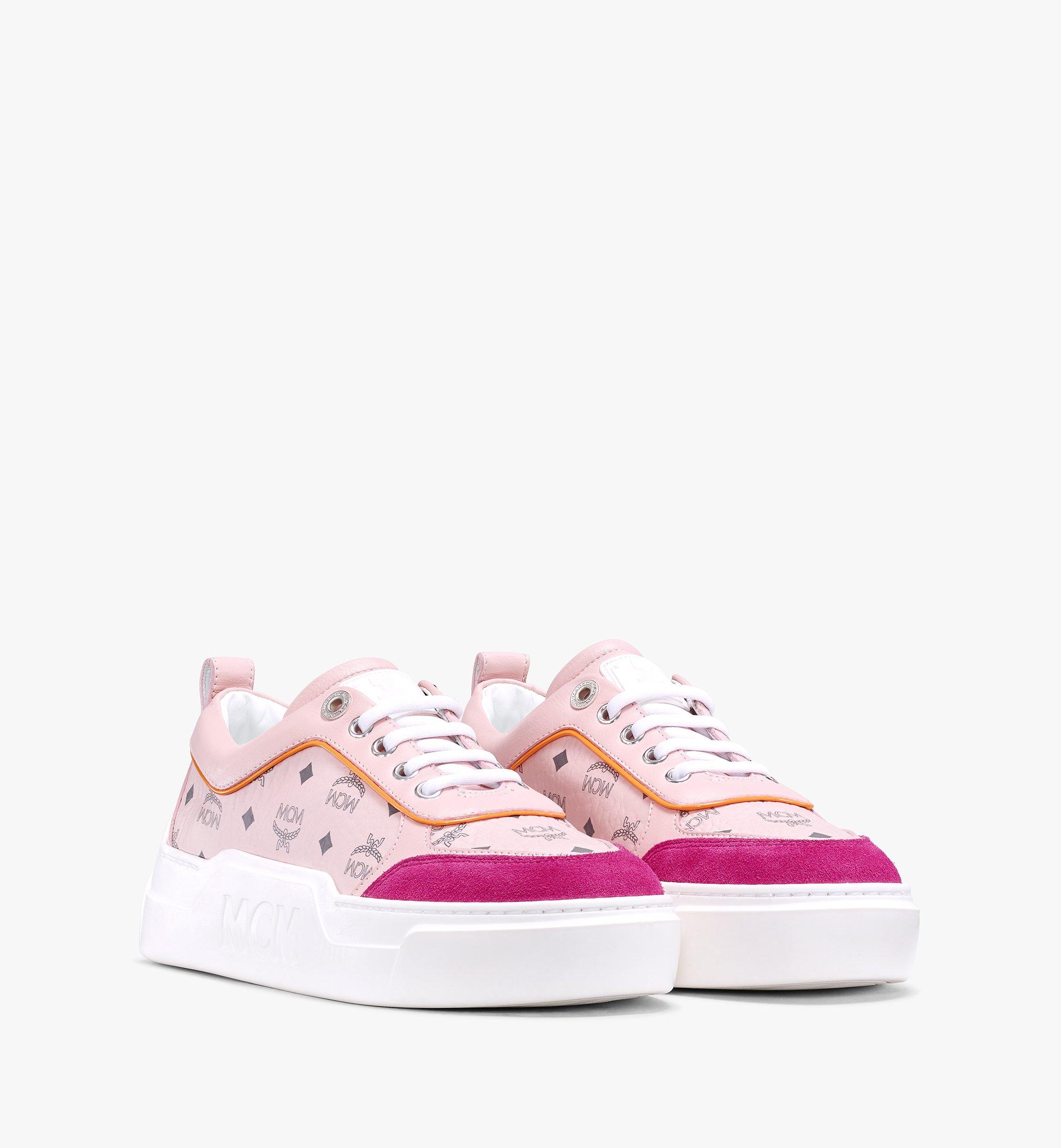 Pink mcm shoes hotsell