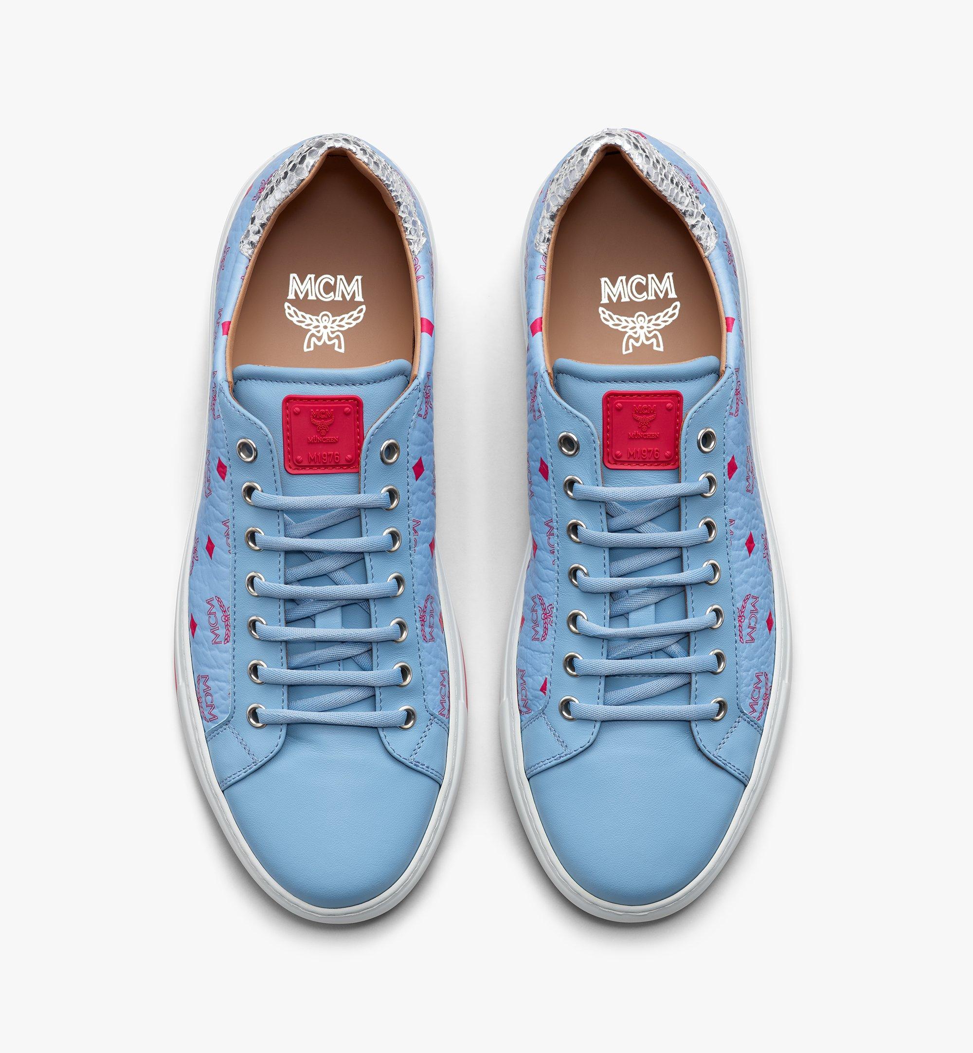 mcm blue sneakers