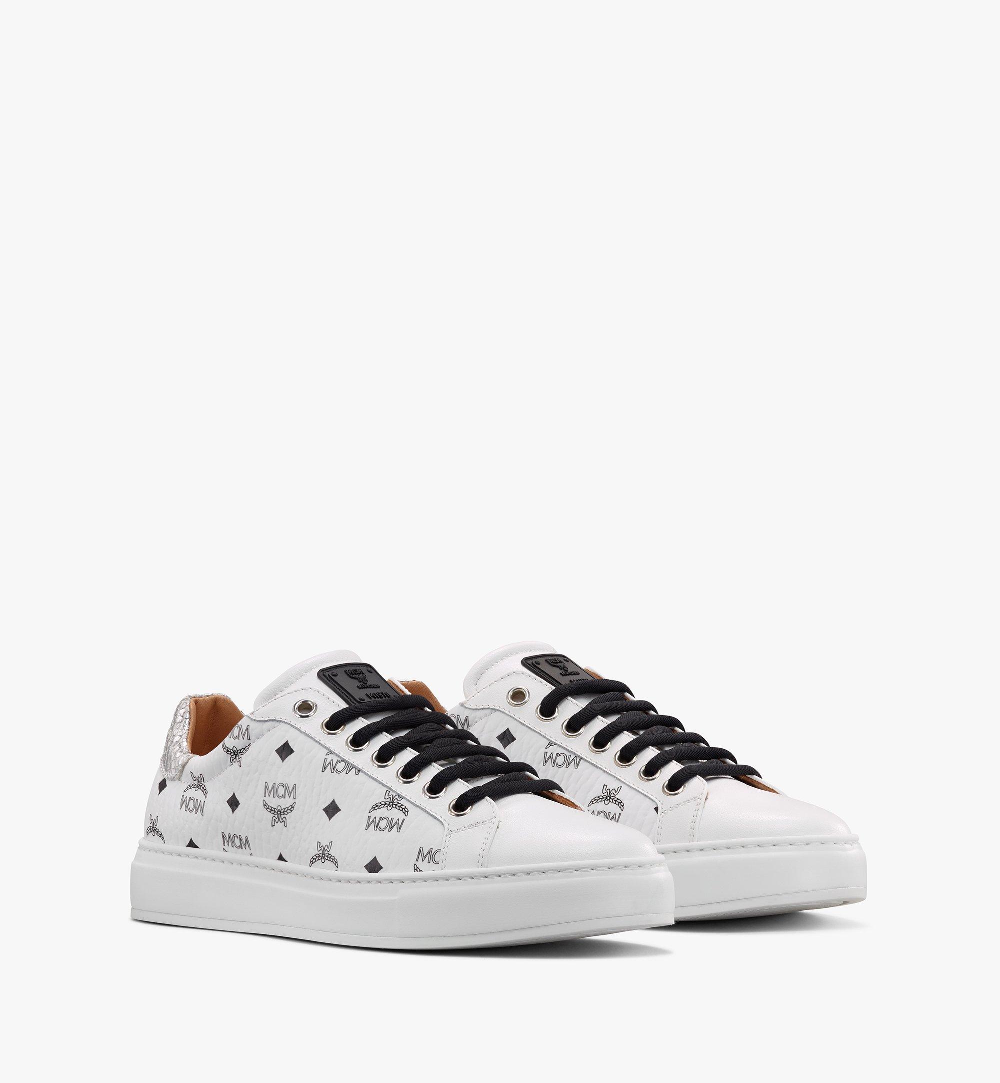 mcm shoes white