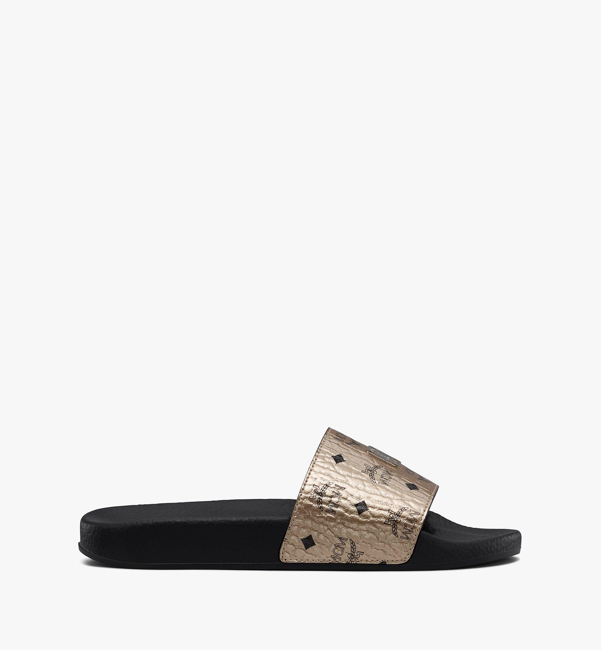 mcm women's visetos slides
