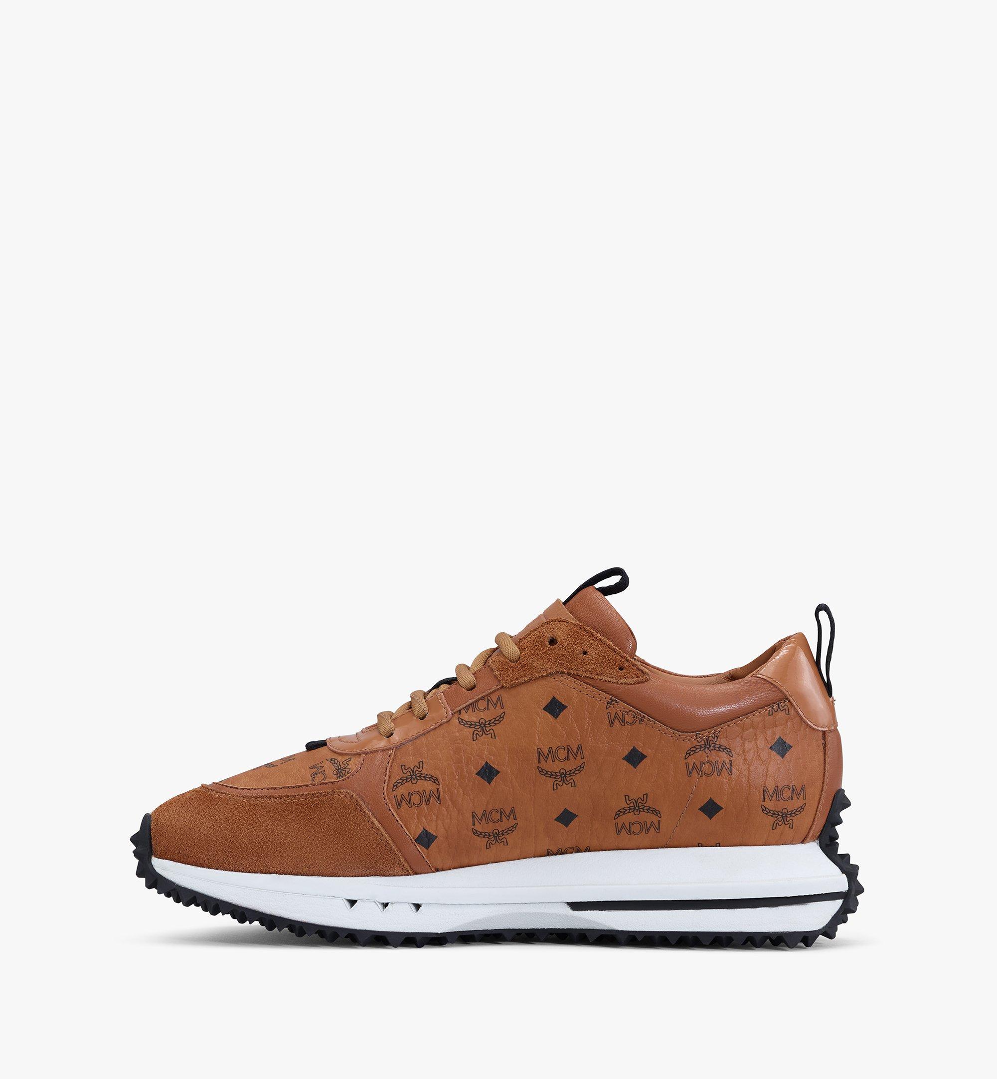 36 IT Women's Mach 76 Sneakers in Visetos Cognac | MCM ®US