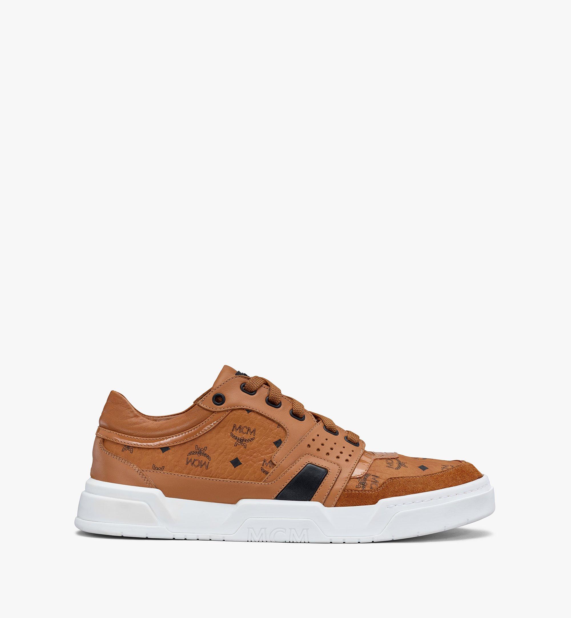 スニーカー MCM 'Skyward' sneakers MCM Womens Monogram Skyward Leather Low Sneaker Designer