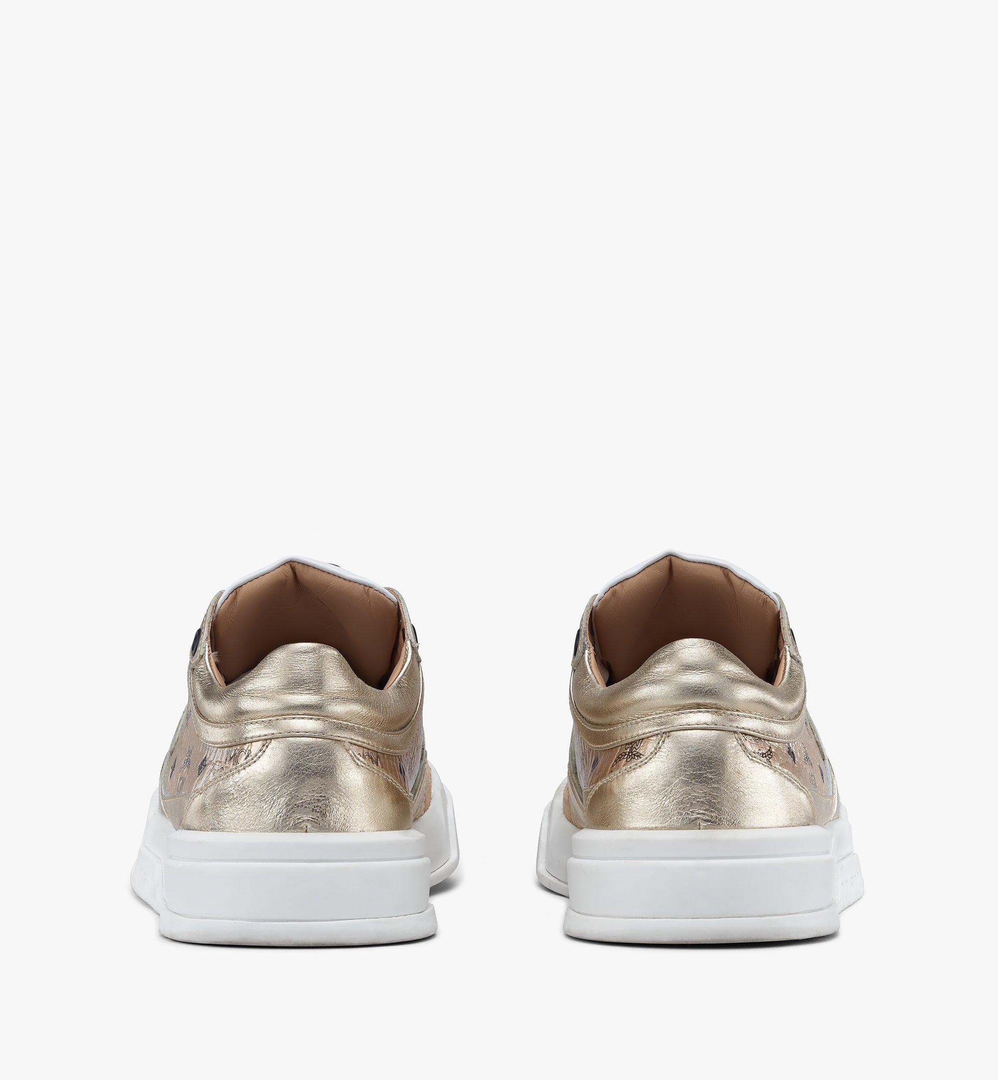 mcm sneaker gold