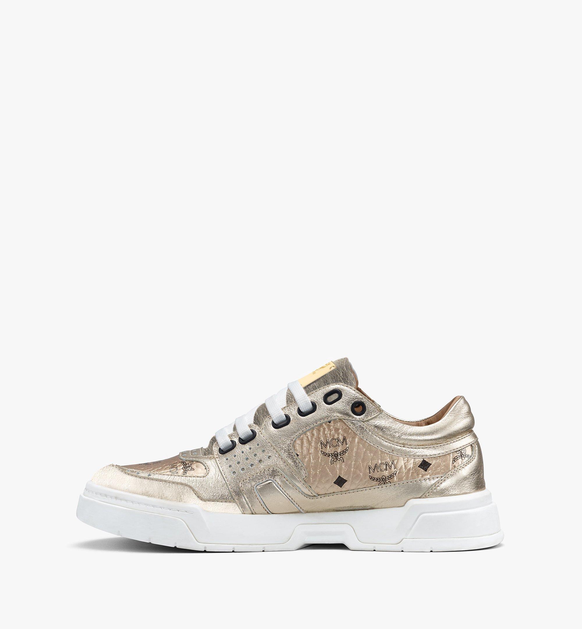 mcm sneaker gold