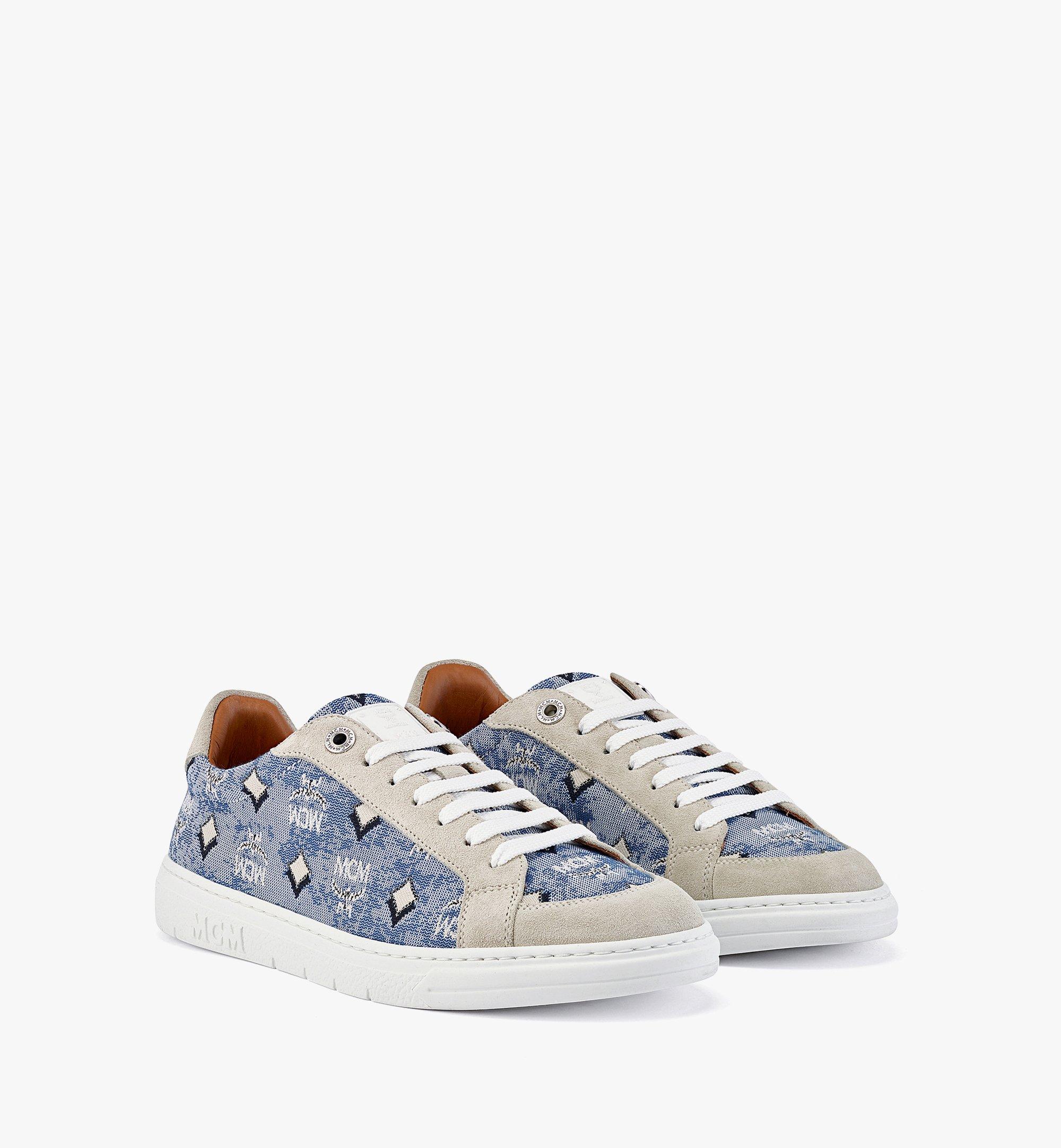 MCM Women's Vintage Monogram Jacquard Sneakers