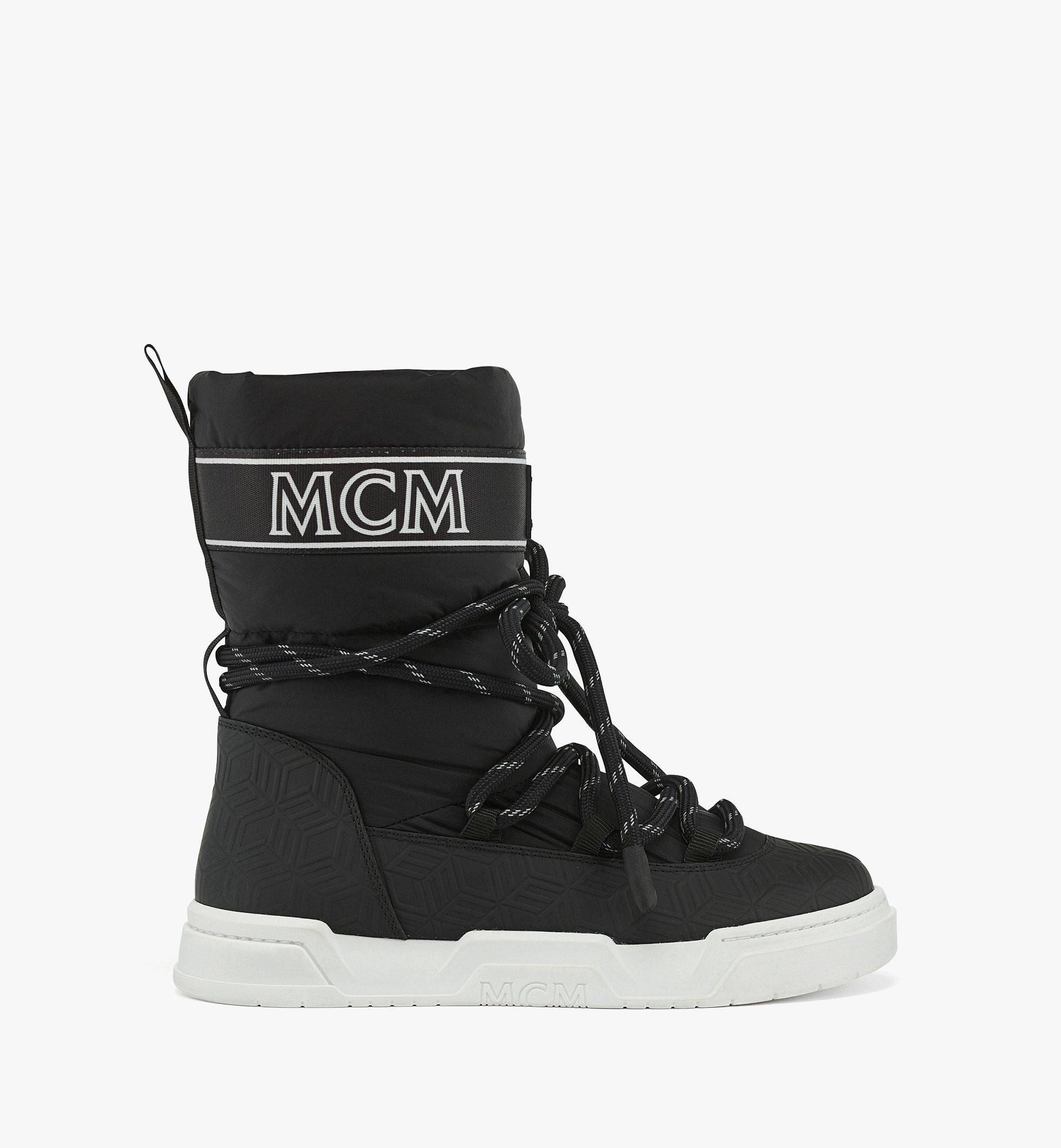 38 IT Women's Après Ski Boots in Padded Nylon Black | MCM ®CN