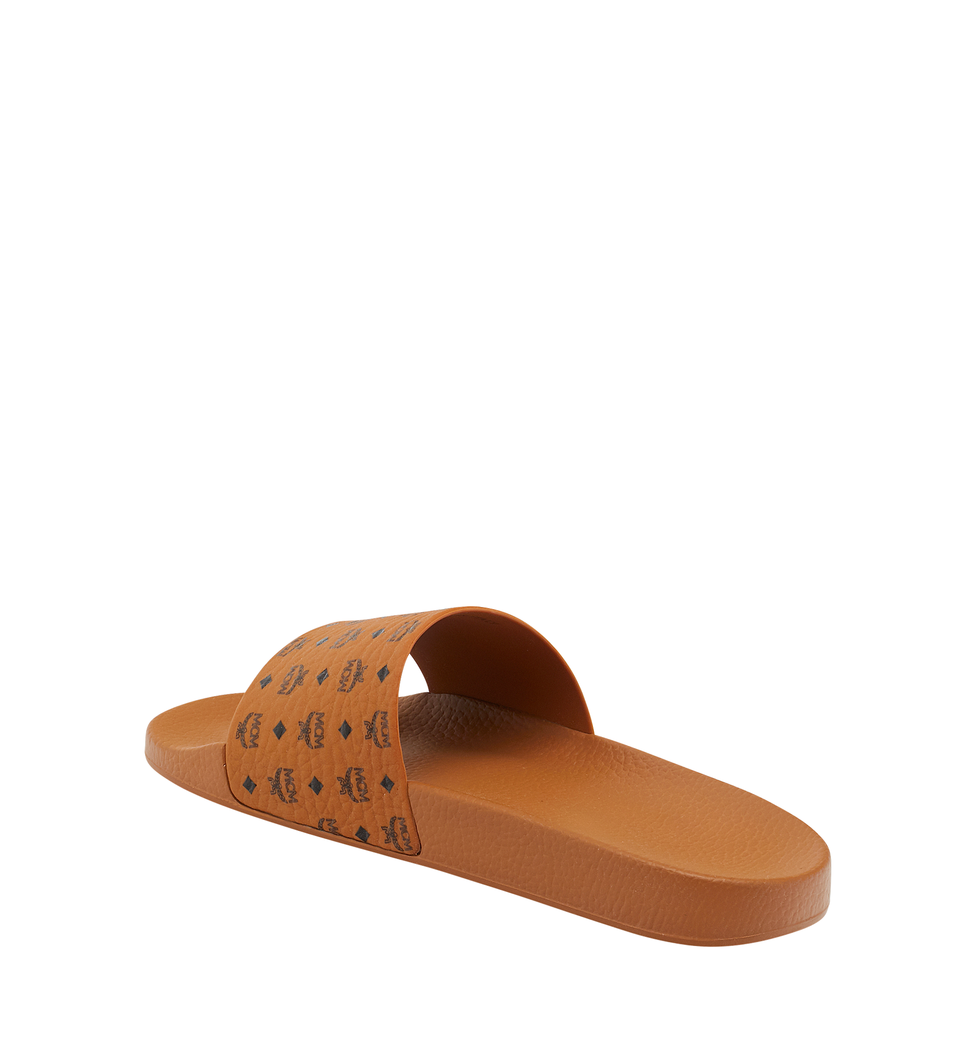 MCM Claquettes en caoutchouc monogrammé Cognac MESCAMM11CO040 Plus de photos 2