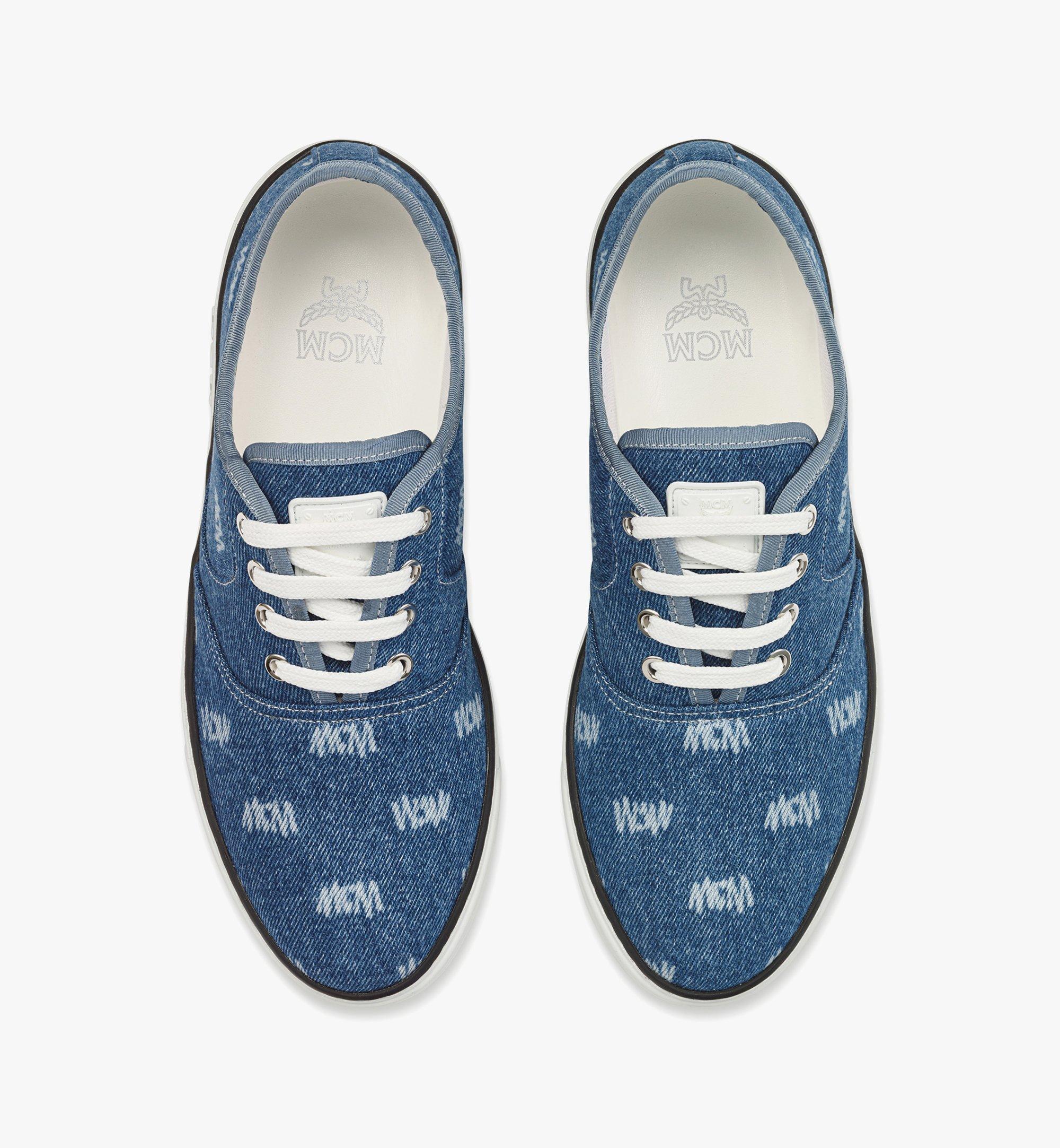 mcm blue sneakers