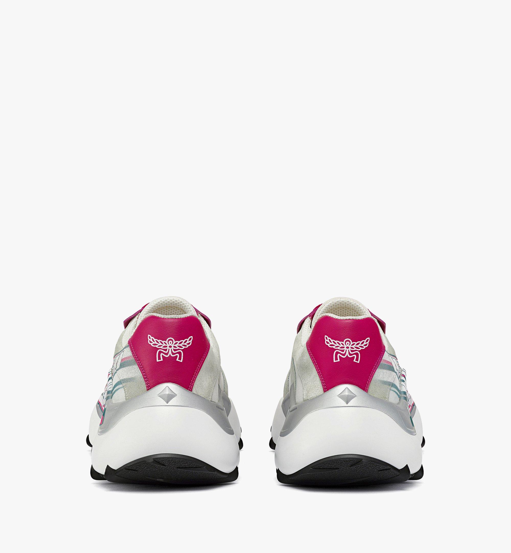 [MCM]★韓国人気★Cubic Monogram Jacquard Skystream Sneakers MCM Men's Skystream Sneakers
