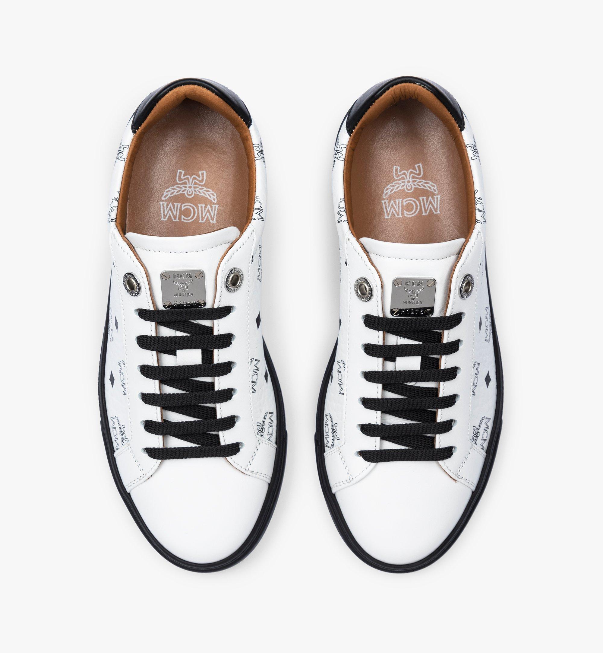 MCM Terrain Lo カラーブロック スニーカー - ヴィセトス White MESCATD03BK036 ほかの角度から見る 5
