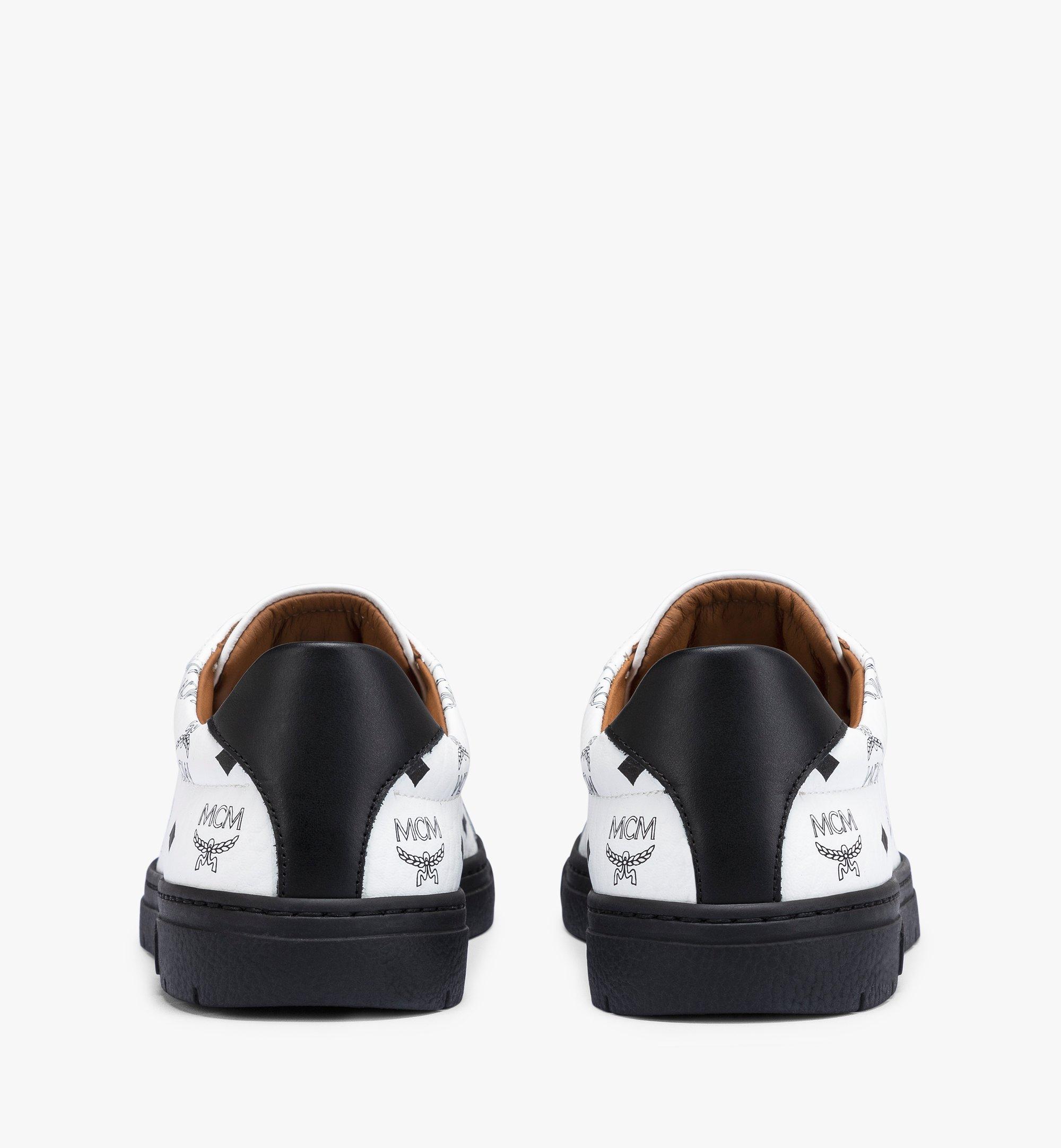 MCM Terrain Lo カラーブロック スニーカー - ヴィセトス White MESCATD03BK038 ほかの角度から見る 2