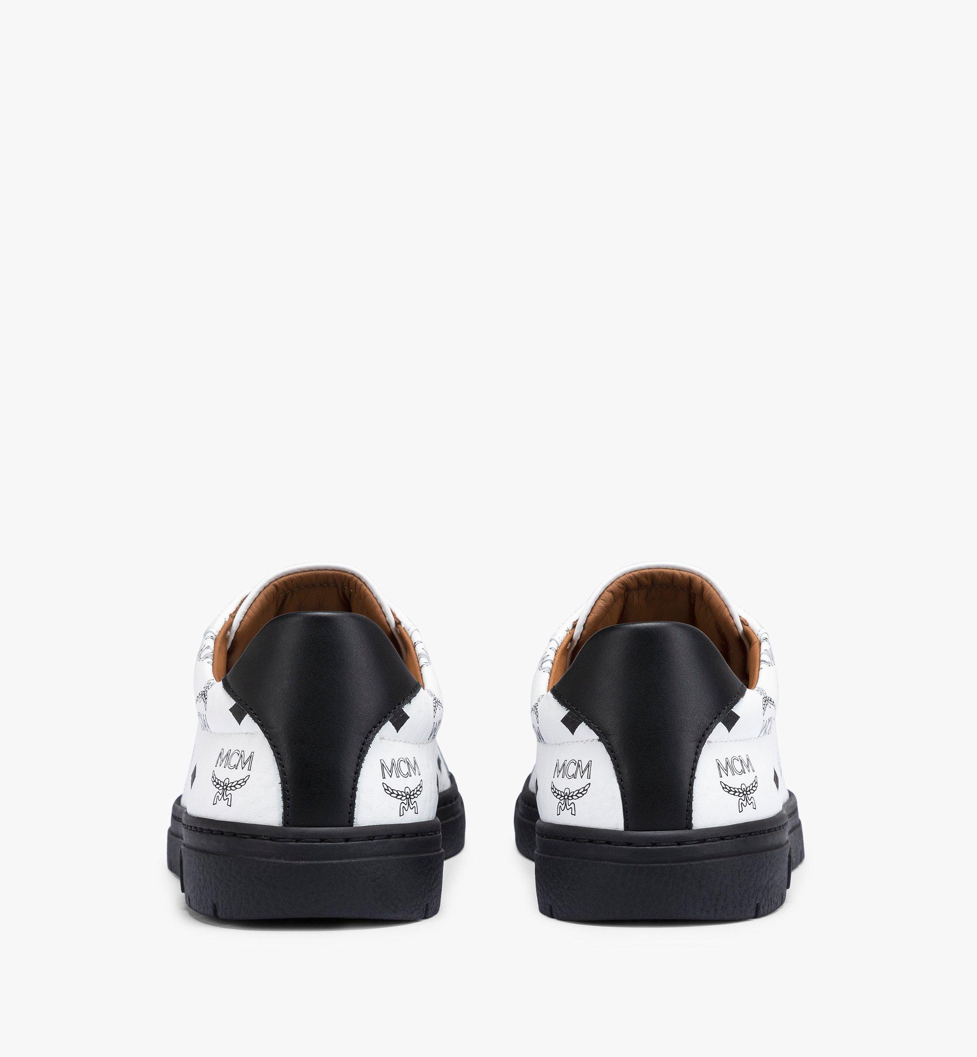 MCM Terrain Lo カラーブロック スニーカー - ヴィセトス White MESCATD03BK038 ほかの角度から見る 3