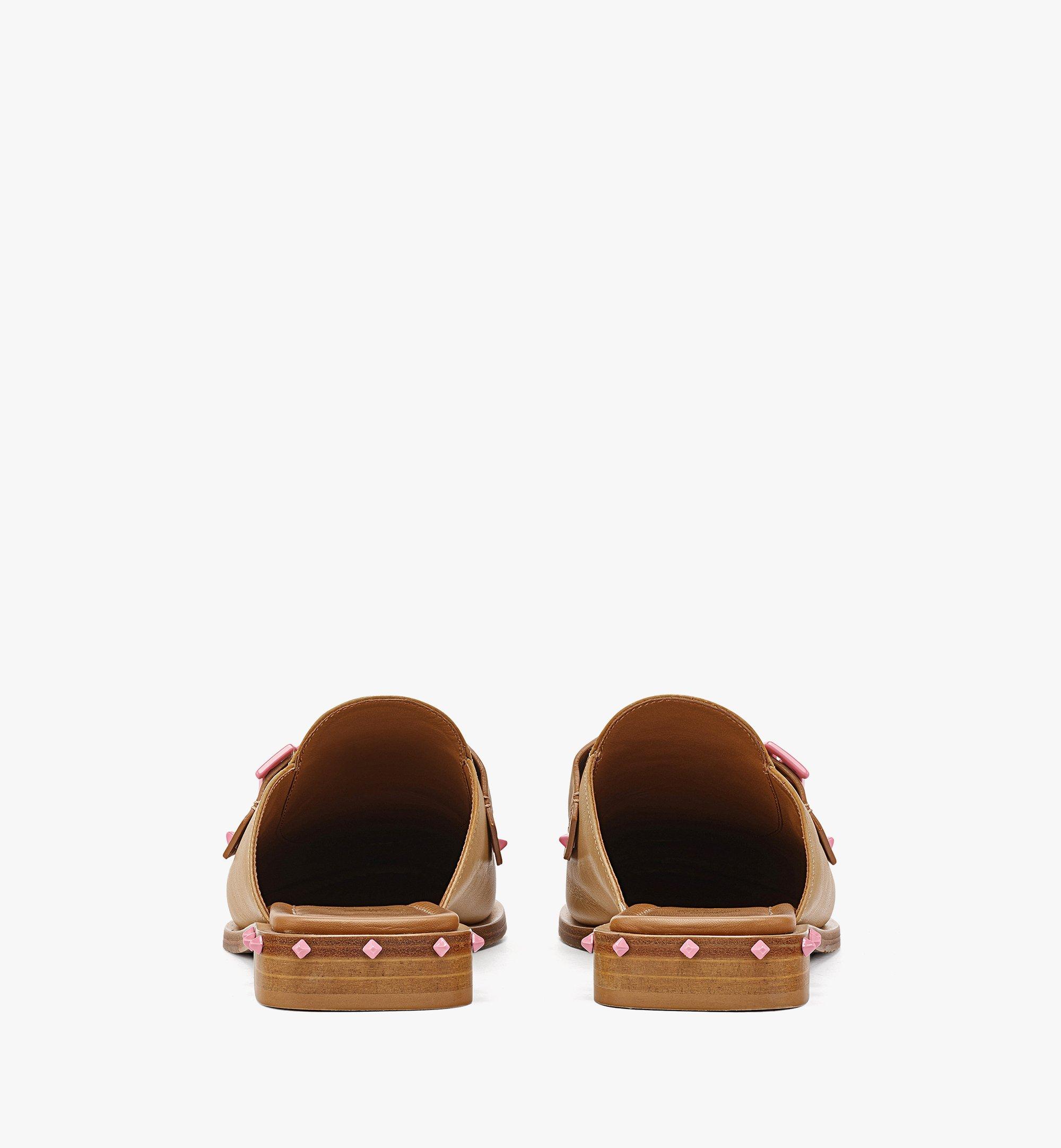 MCM 女款 Travia 小牛皮穆勒鞋 Beige MESCSLM01I6038 更多视角 2