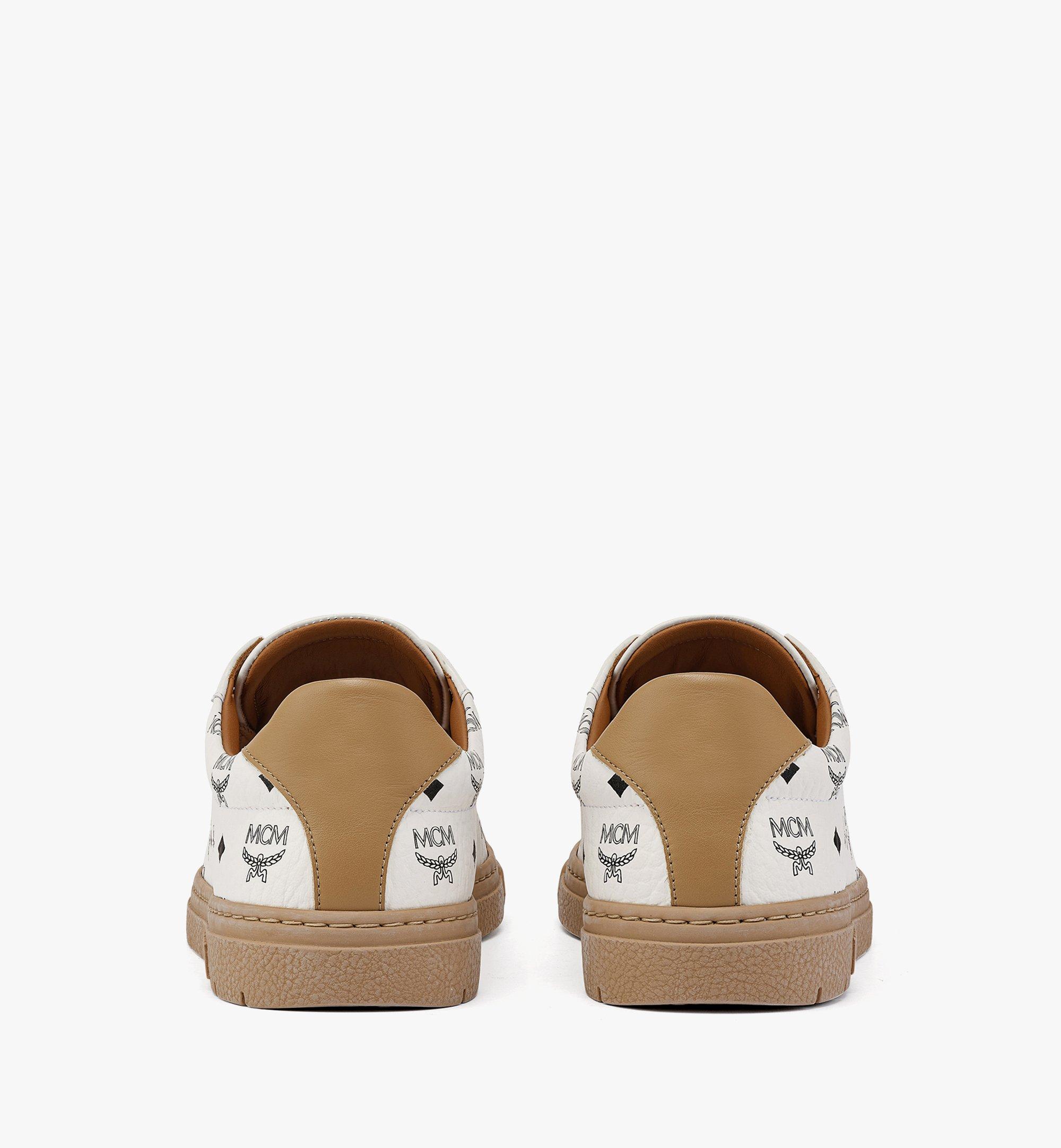 MCM 女士Terrain Visetos拼色低帮运动鞋 Beige MESCSMM05I6037 更多视角 2
