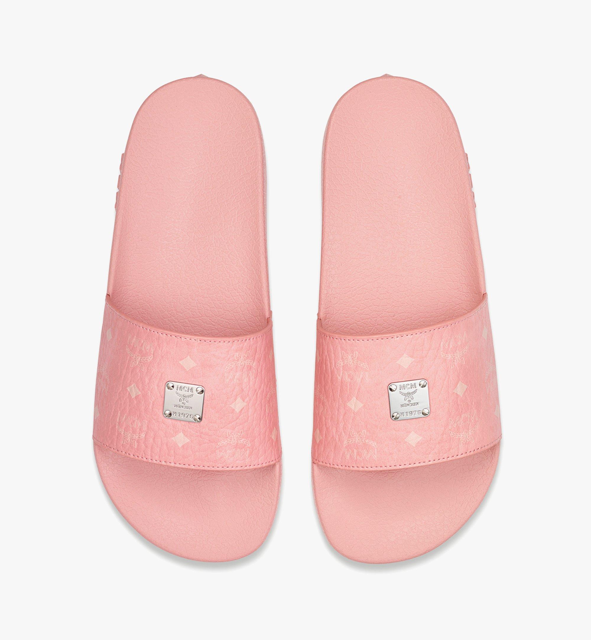 36 IT Women's Visetos Slides Pink MCM ®IT