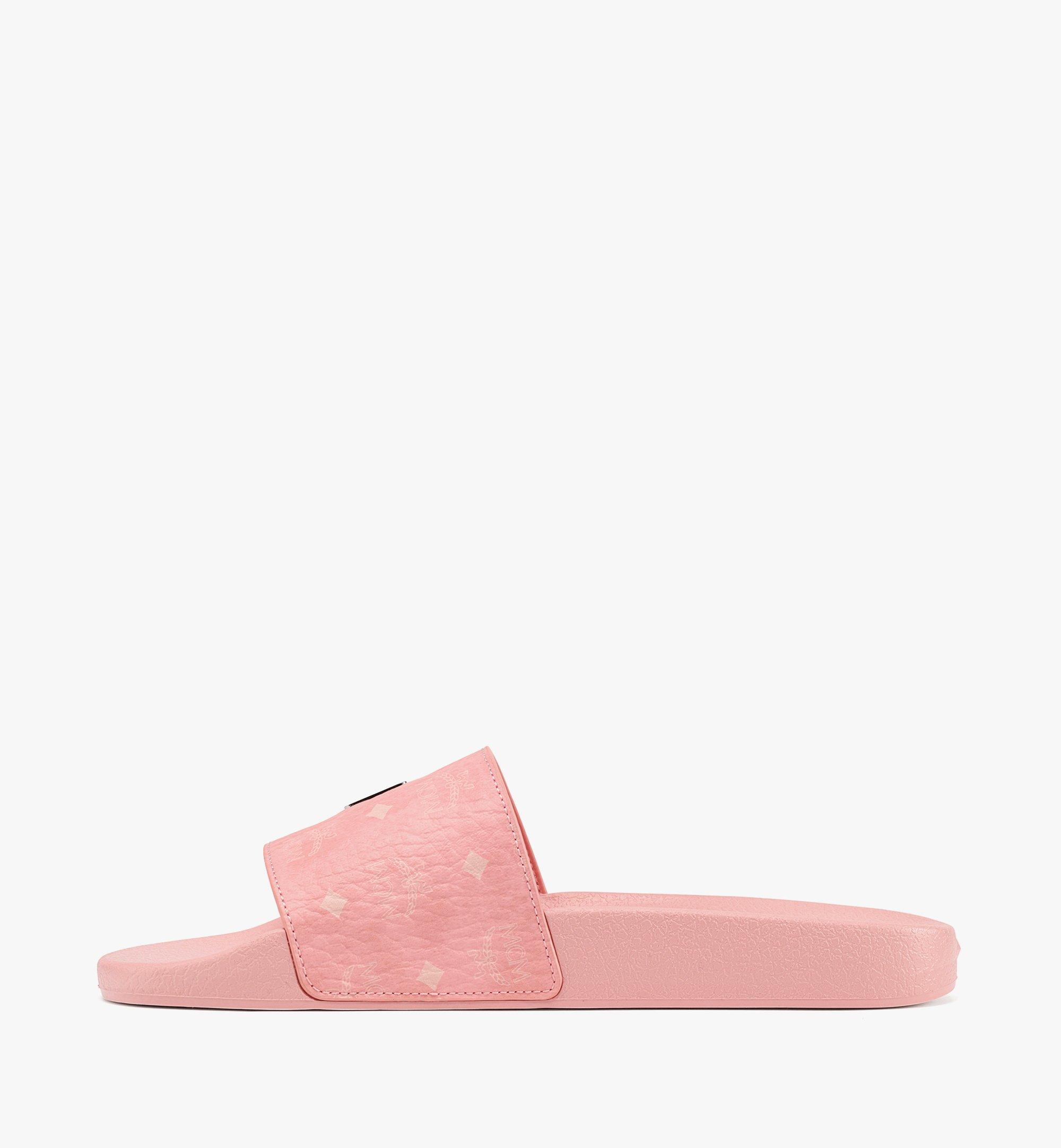 MCM Visetos Slides Pink MESCSMM25QZ037 Alternate View 1