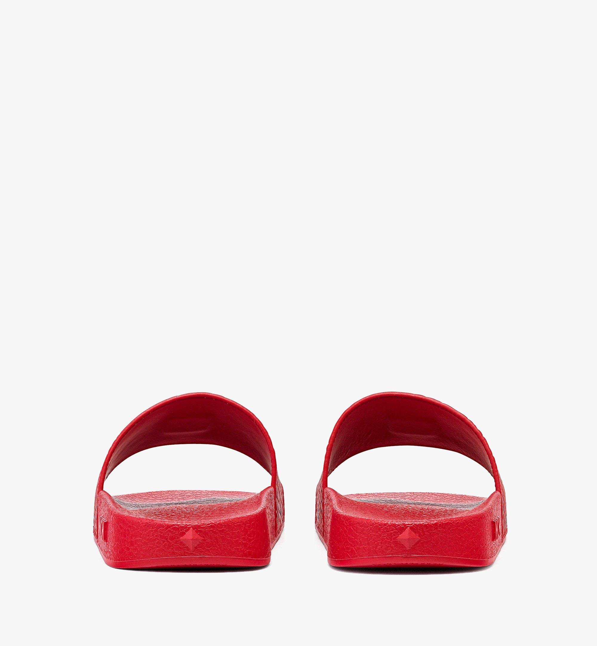 36 IT Women's Visetos Slides Red MCM ®CA
