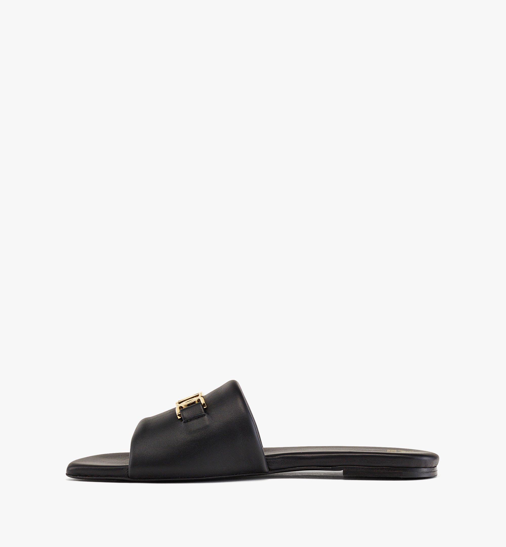 36 IT Mode Travia Flat Sandals Black | MCM ®US