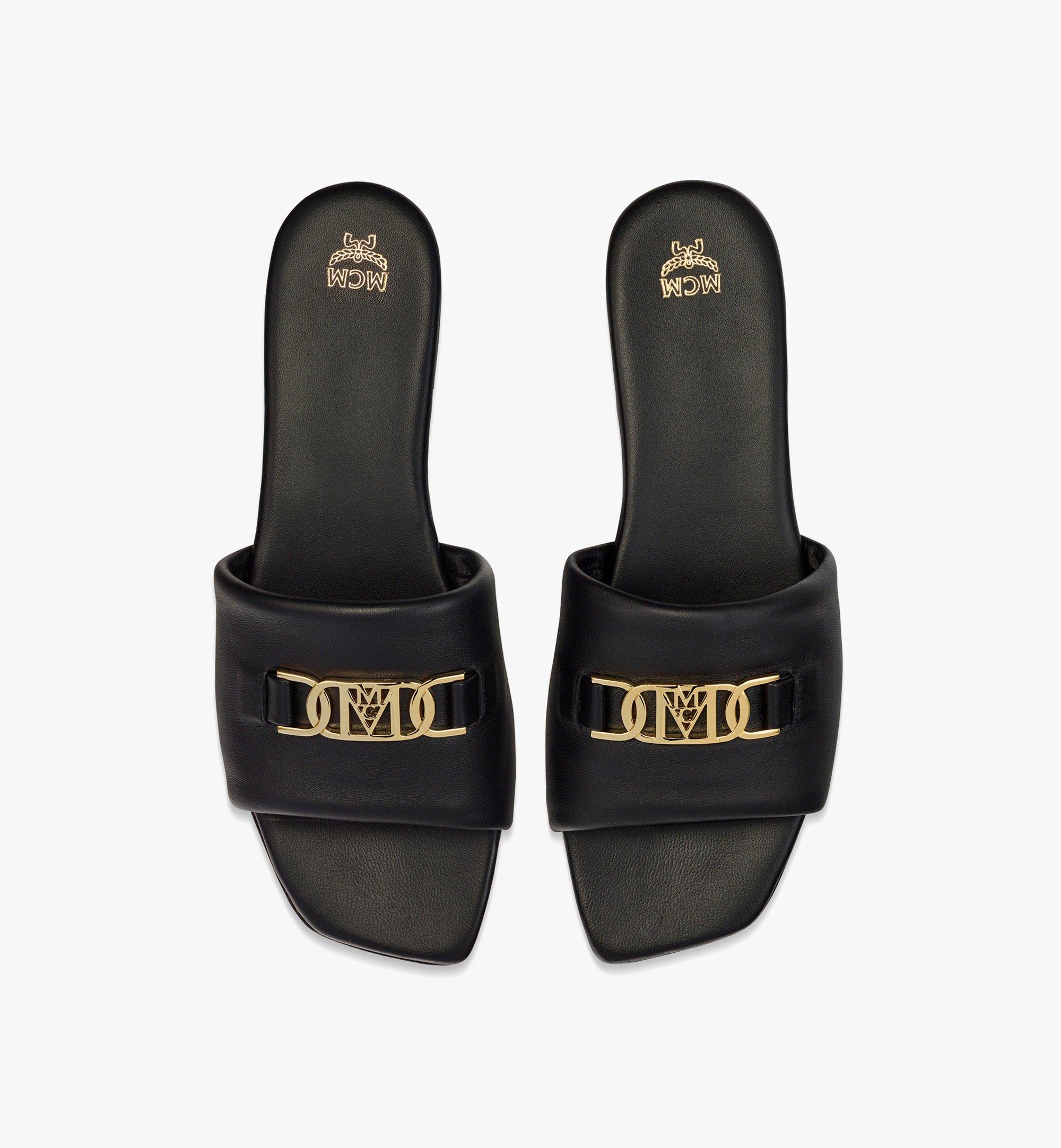 36 IT Mode Travia Flat Sandals Black MCM FR