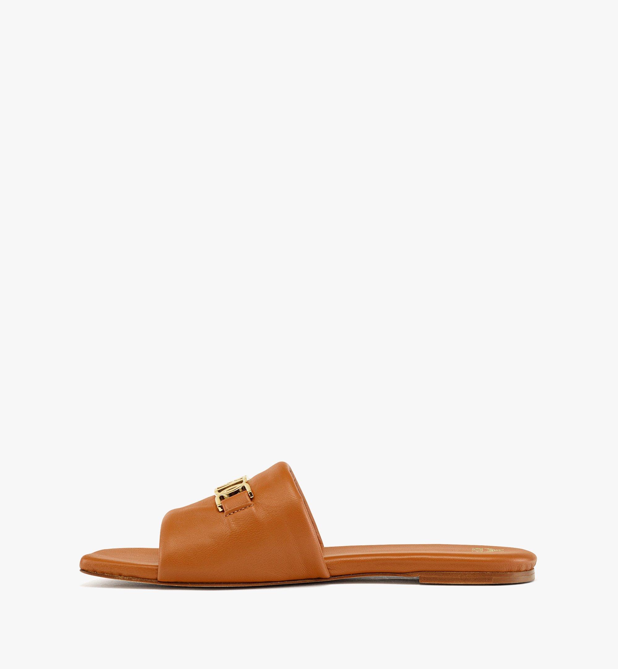 MCM Mode Travia Sandalen aus Lammleder Cognac MESDALD05CO035 Noch mehr sehen 1