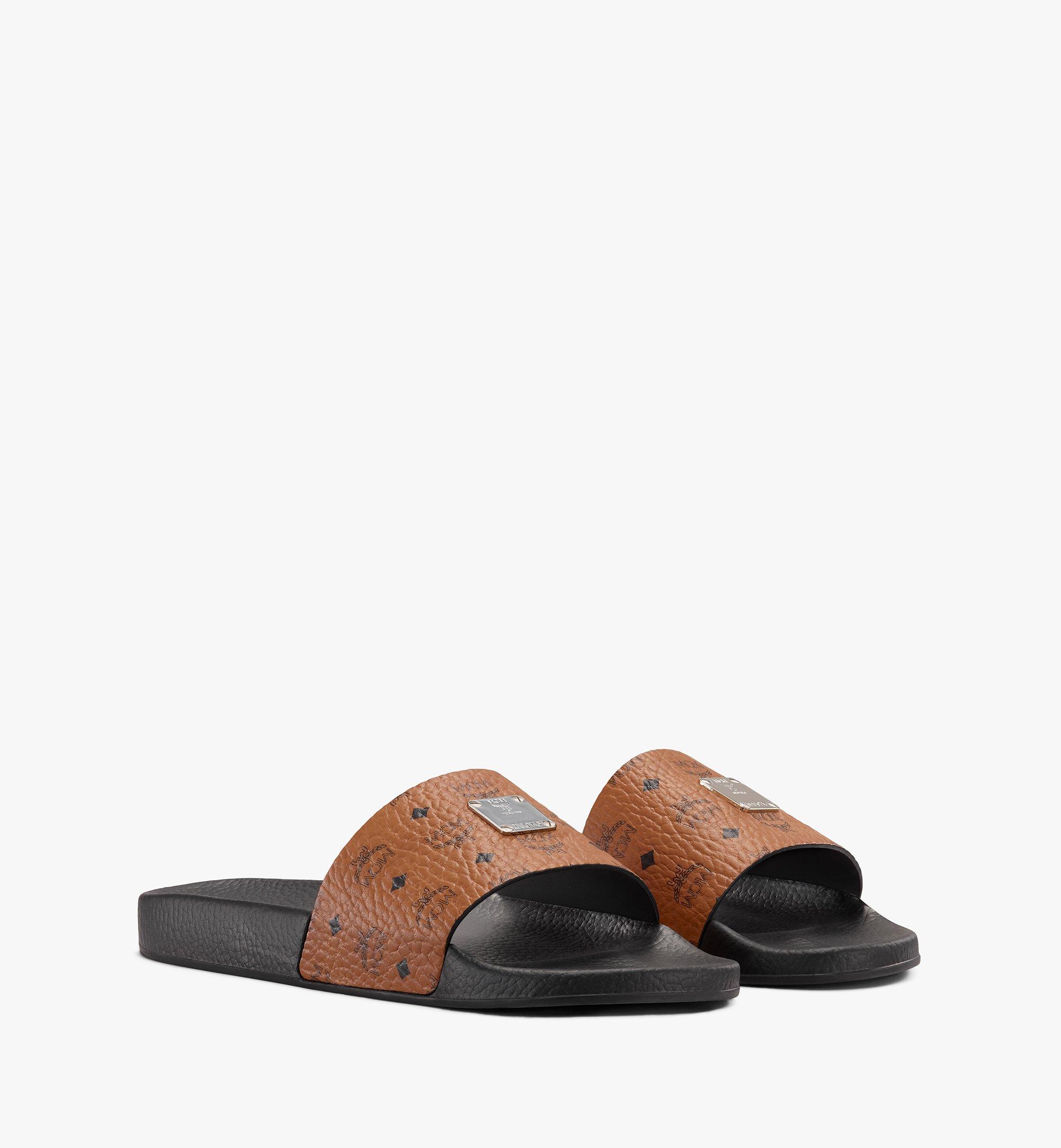 MCM Slides mit Monogramm-Print Cognac MESDAMM11CO038 Noch mehr sehen 1