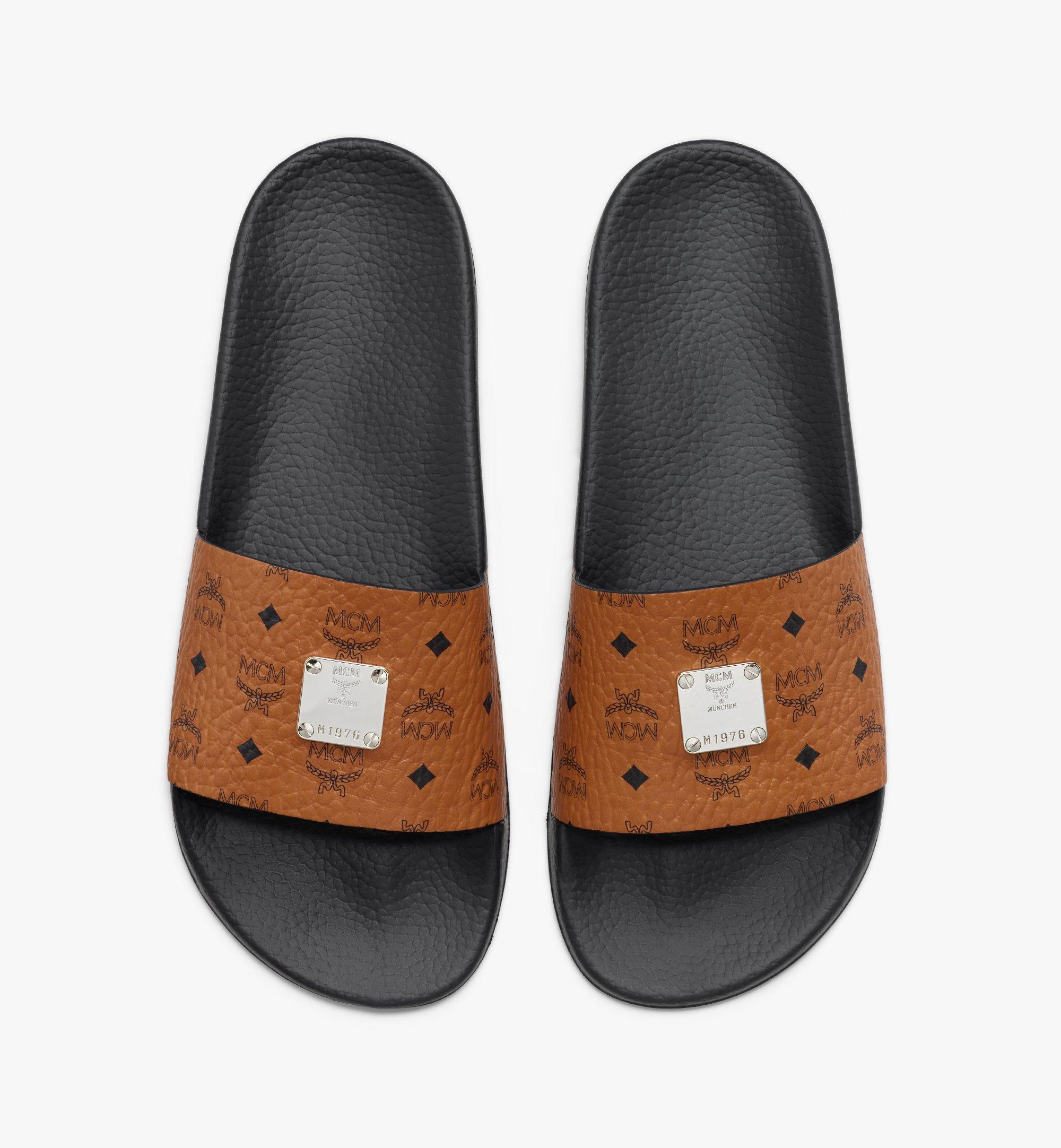 MCM Slides mit Monogramm-Print Cognac MESDAMM11CO038 Noch mehr sehen 3