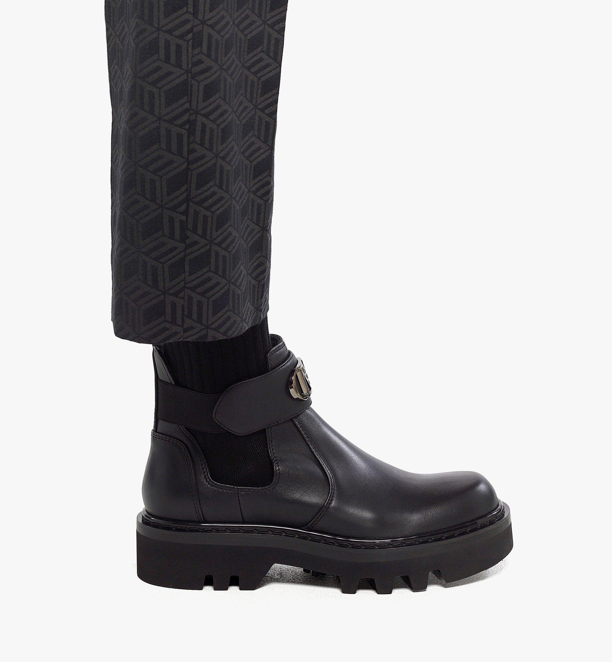 MCM Mode Travia オープンアンクルブーツ Black MESDSLD06BK036 ほかの角度から見る 2