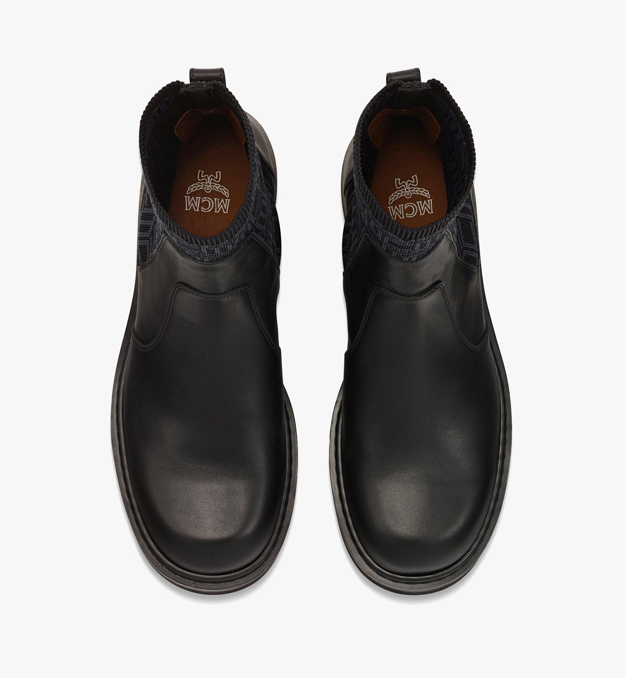 MCM キュービックロゴ  ニットブーツ Black MESDSMM03BK036 ほかの角度から見る 4