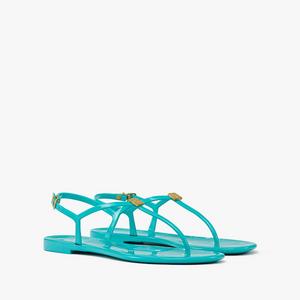36 IT Monogram Jelly Sandals Cognac | MCM ®US 36 IT Monogram Jelly Sandals Cognac | MCM ®US