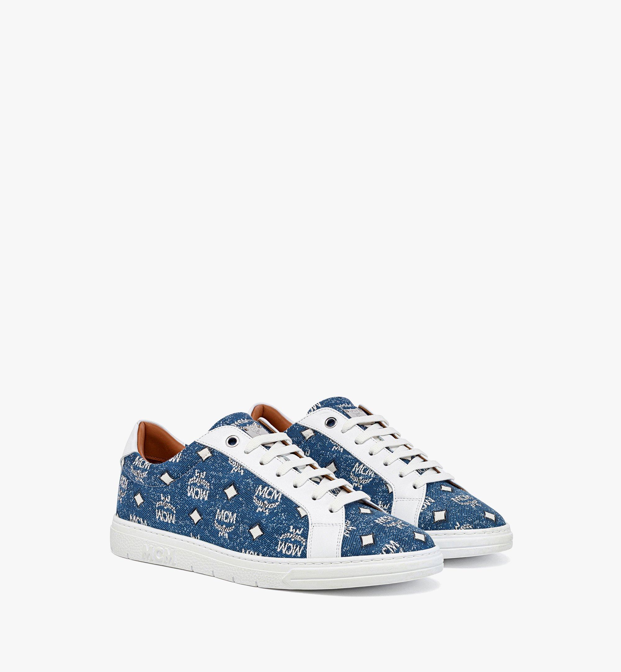 Men's Luxembourg Sneakers Monogram Denim