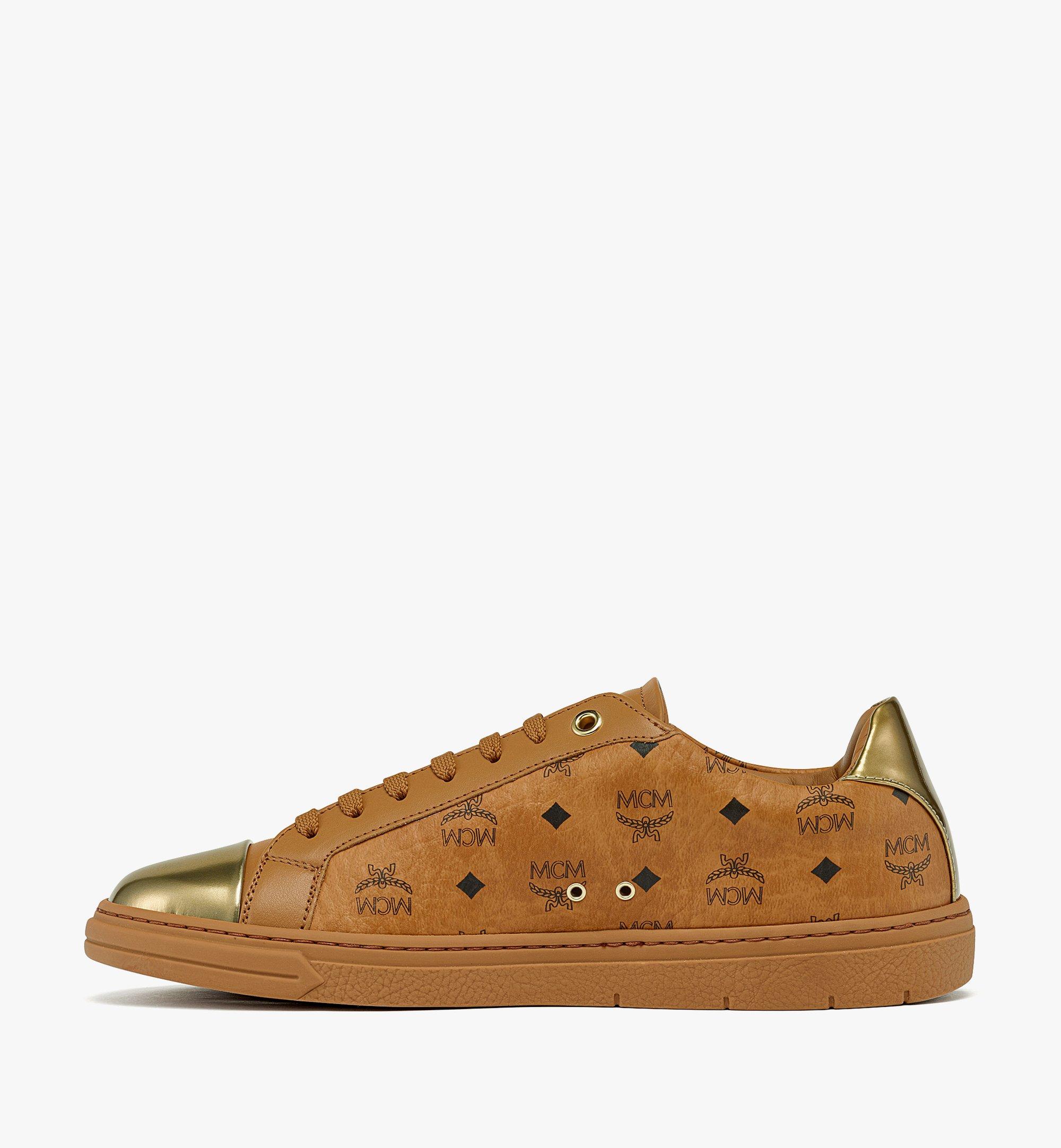 MCM Terrain Lo スニーカー - ヴィセトス Cognac MESDSTD03CO038 ほかの角度から見る 1