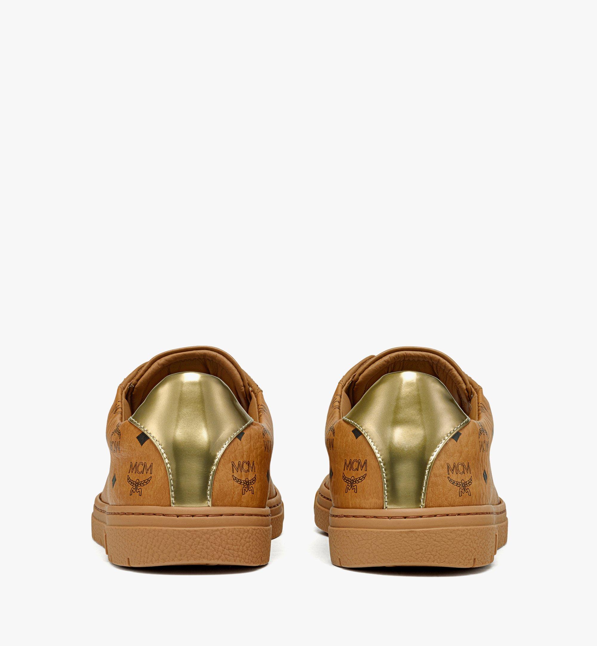 MCM Terrain Lo スニーカー - ヴィセトス Cognac MESDSTD03CO038 ほかの角度から見る 2