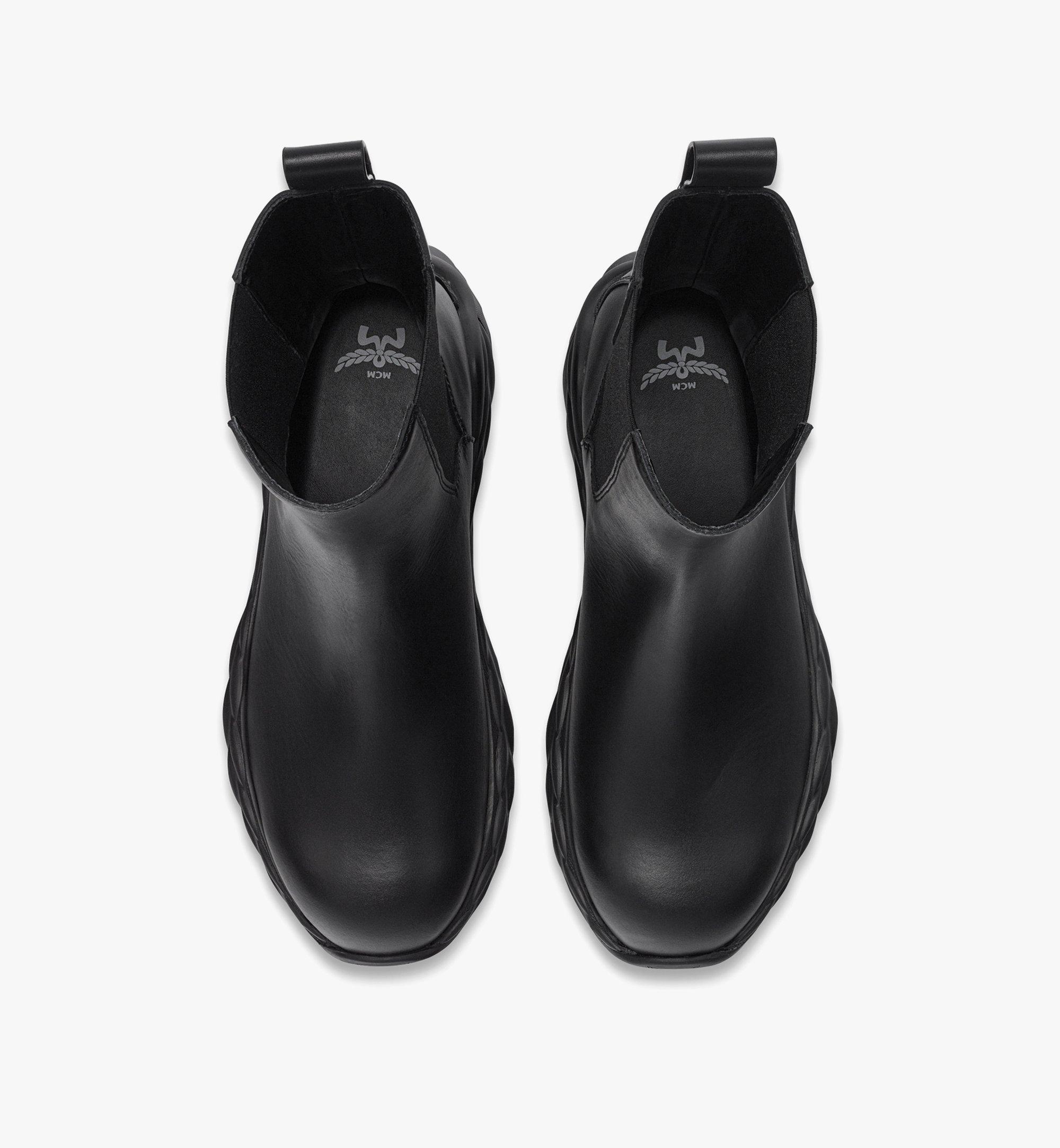 37 IT Skywander Boots in Calf Leather Black MCM ®CA