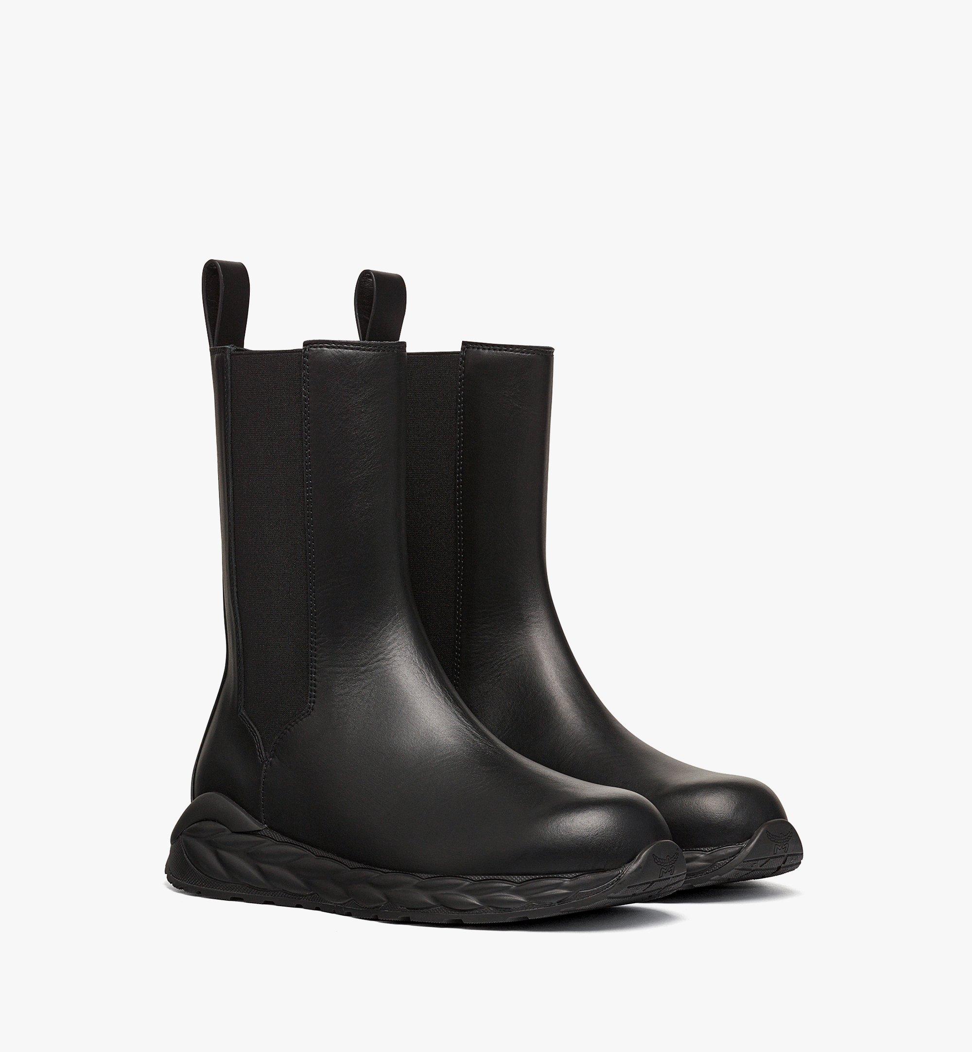 Mcm Skywander Boots In Calf Leather In Multi