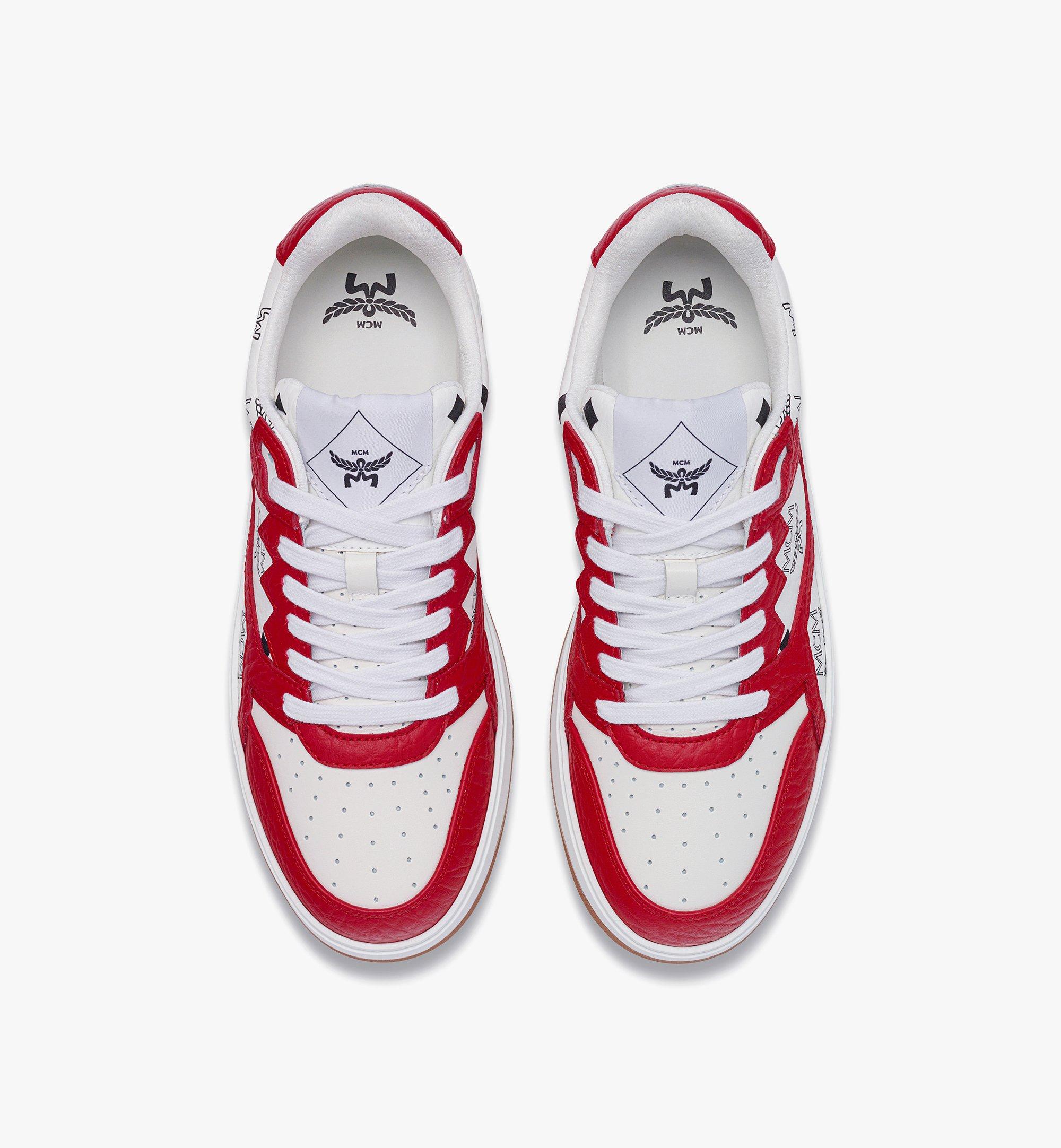 MCM Low-Top-Sneaker Neo Terrain in Visetos Red MESEAAJ06XC041 Noch mehr sehen 4