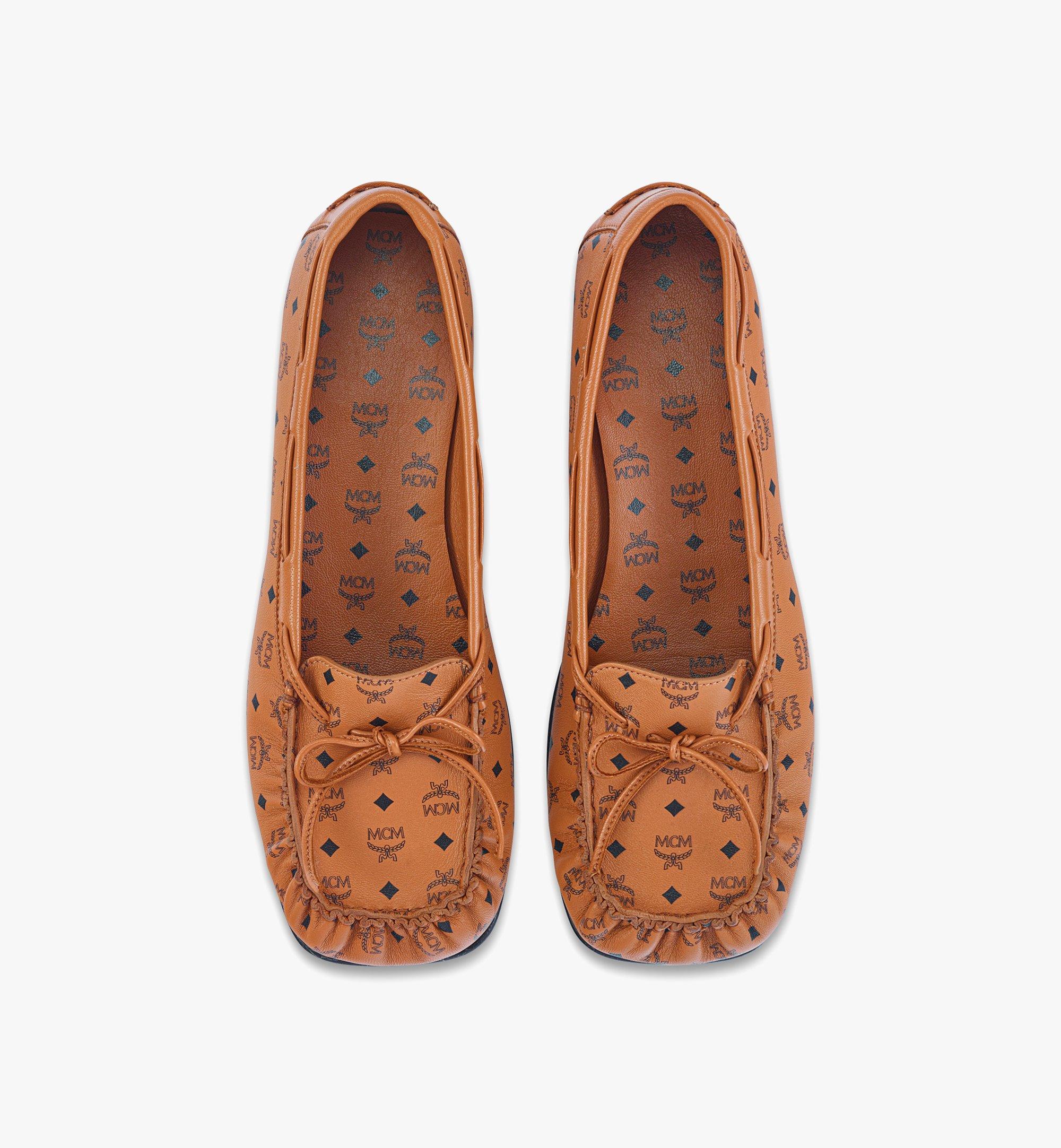 MCM Monogram Moccasin in Lamb Leather Cognac MESEAMM07CO035 Alternate View 4