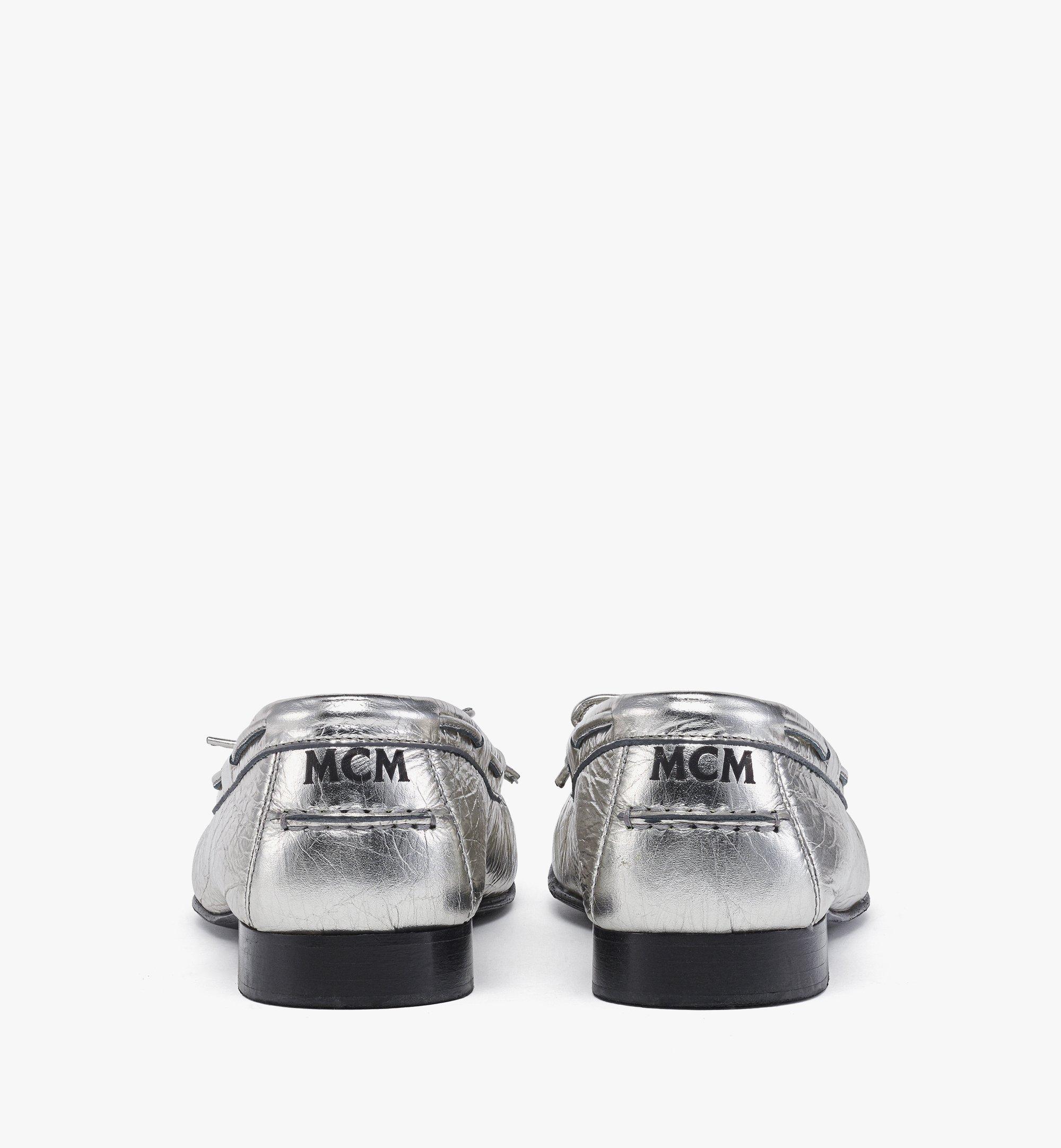 MCM Mokassins aus Kalbsleder in Metallic-Optik Silver MESEAMM11SV037 Noch mehr sehen 2