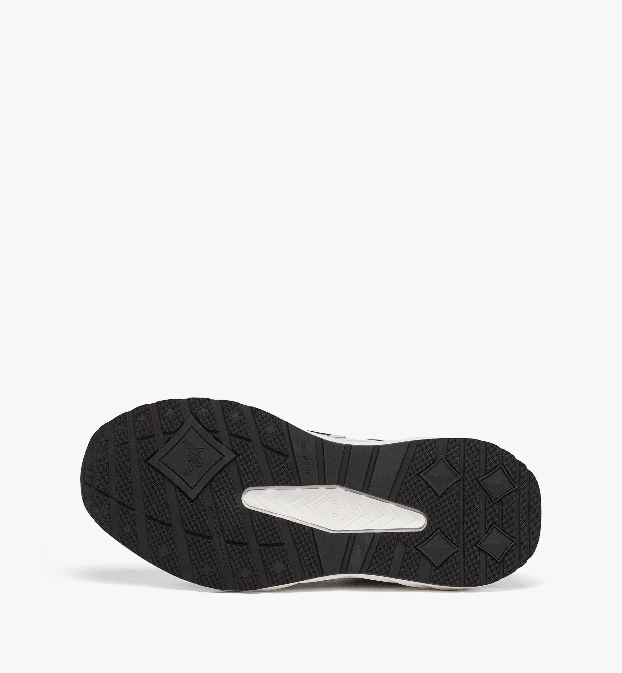 MCM Skywander Lo Sneakers in Calf Suede and Leather Grey MESESAH01FR040 Alternate View 3