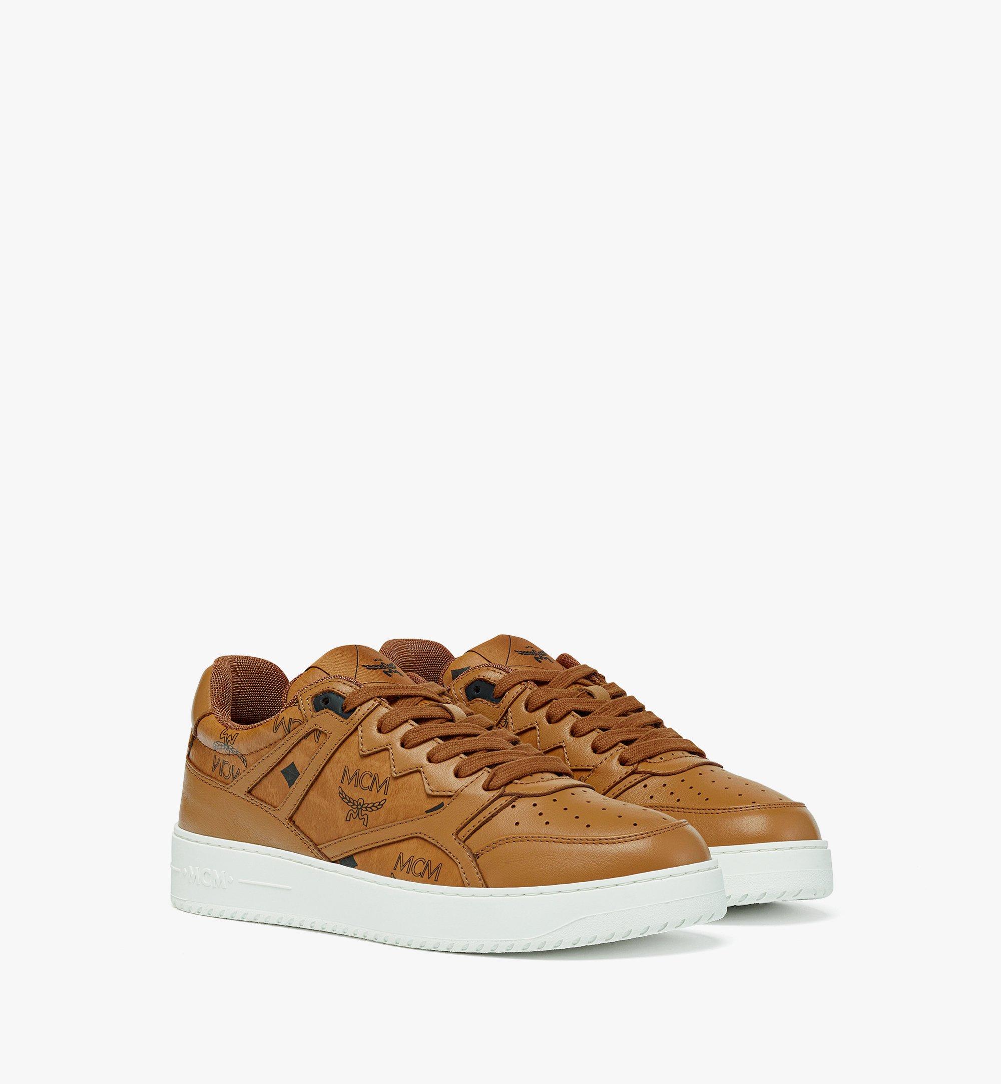 MCM Neo Terrain Lo Sneakers in Visetos Cognac MESESAJ03CO035 Alternate View 1