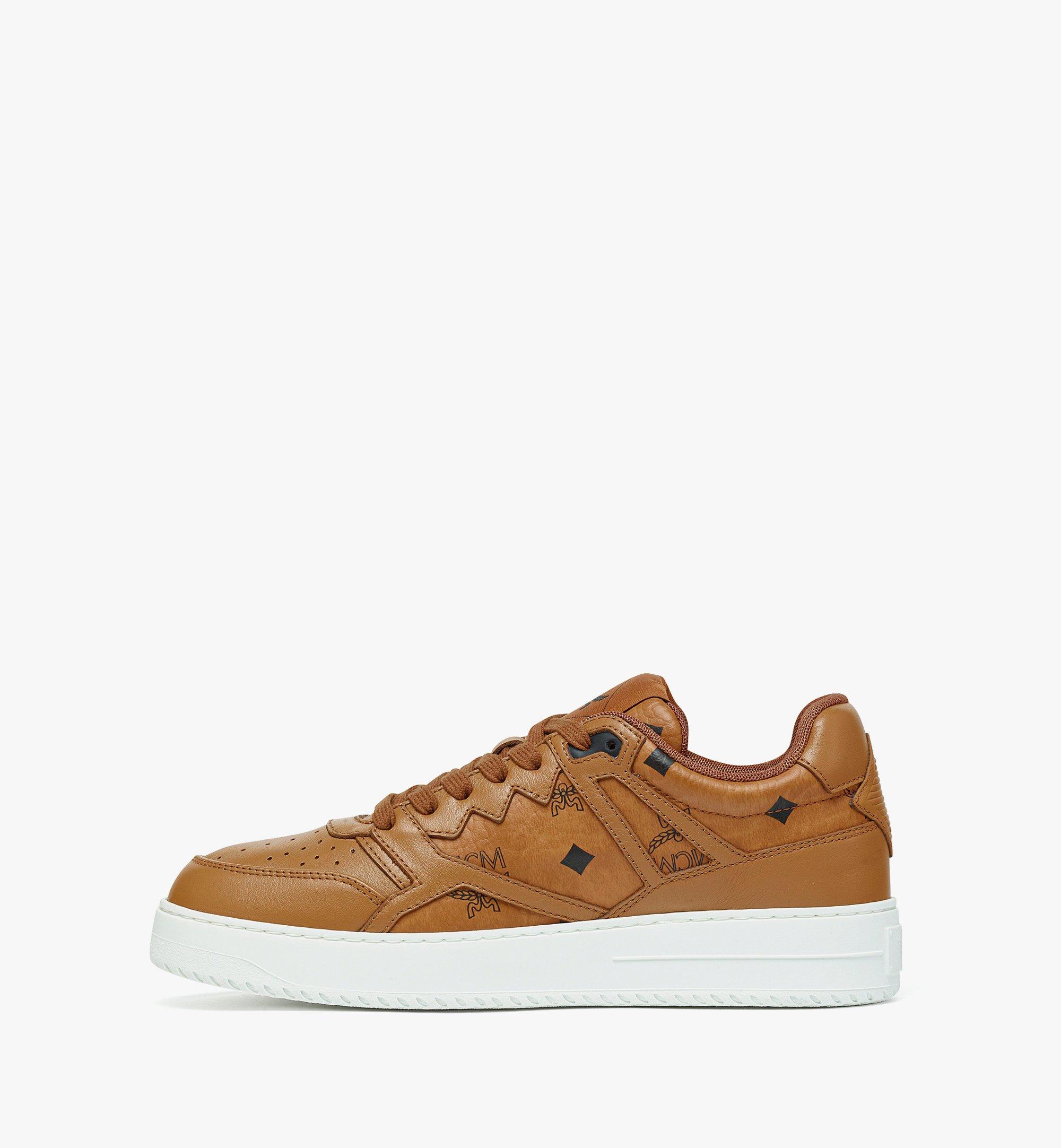 MCM Neo Terrain Lo Sneakers in Visetos Cognac MESESAJ03CO040 Alternate View 1