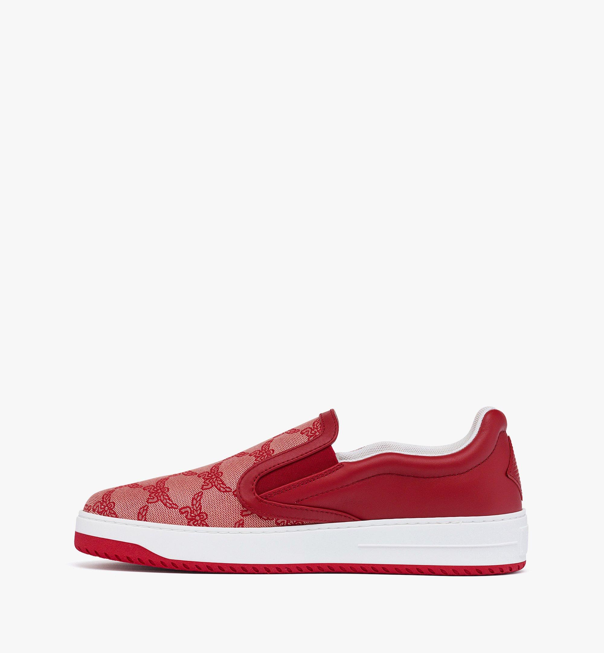 Red on sale mcm shoes