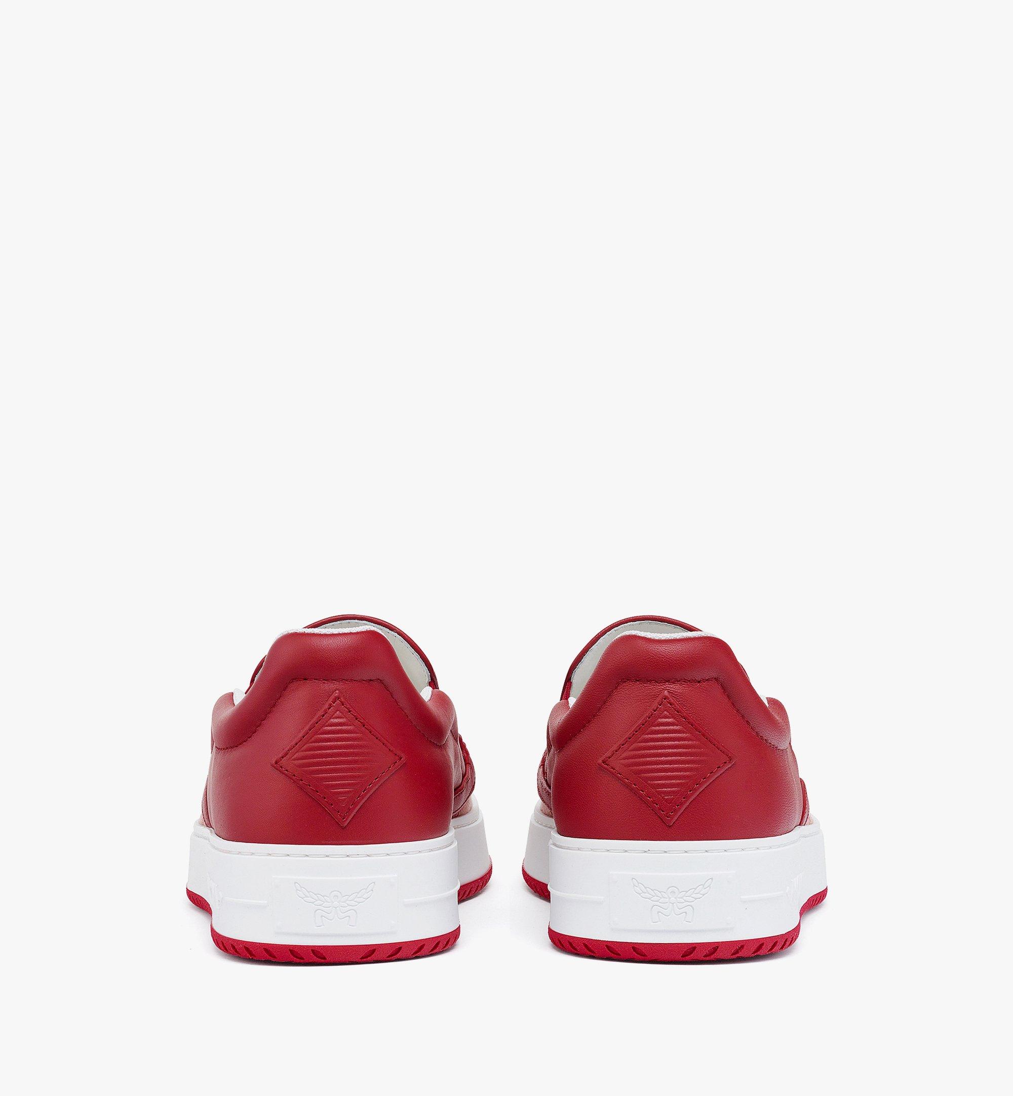 Mcm 2025 red sneakers