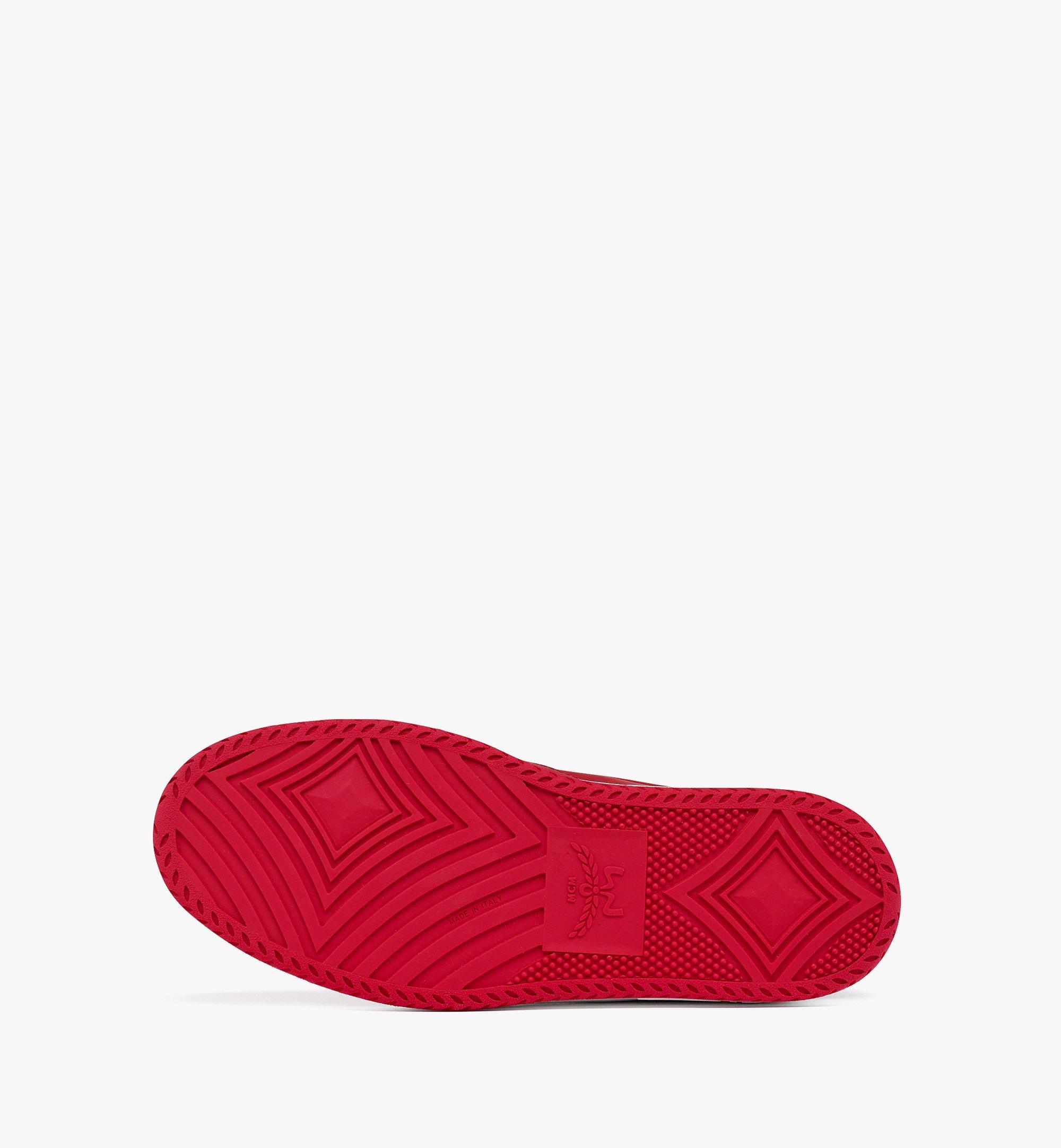 Red mcm discount shoes