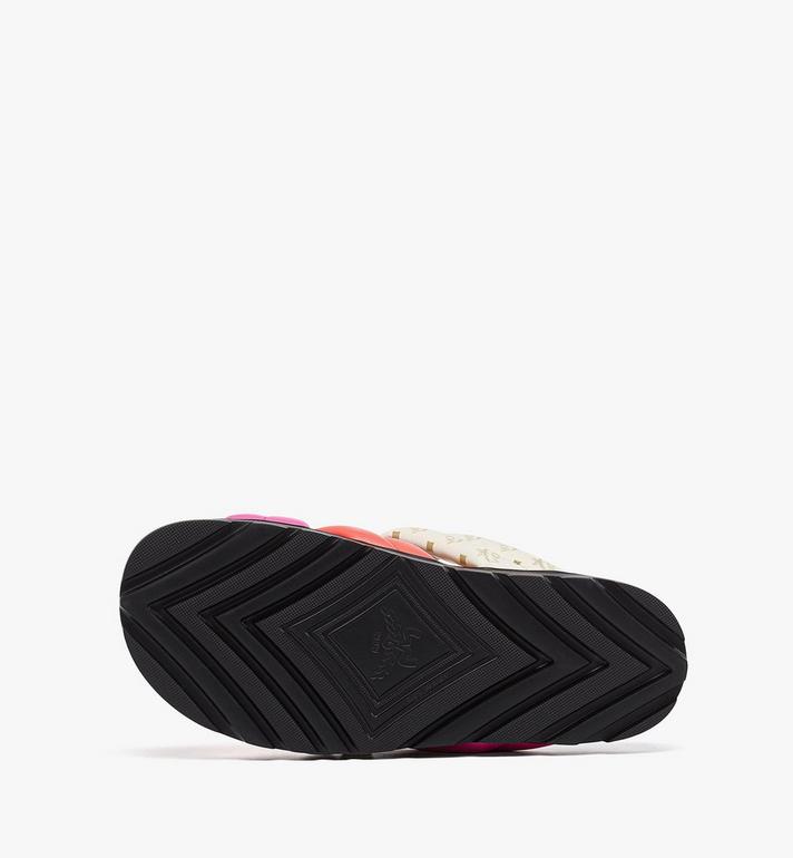 41 IT Monogram Cross Sandals in Lamb Leather Pink | MCM ®US 41 IT Monogram Cross Sandals in Lamb Leather Pink | MCM ®US