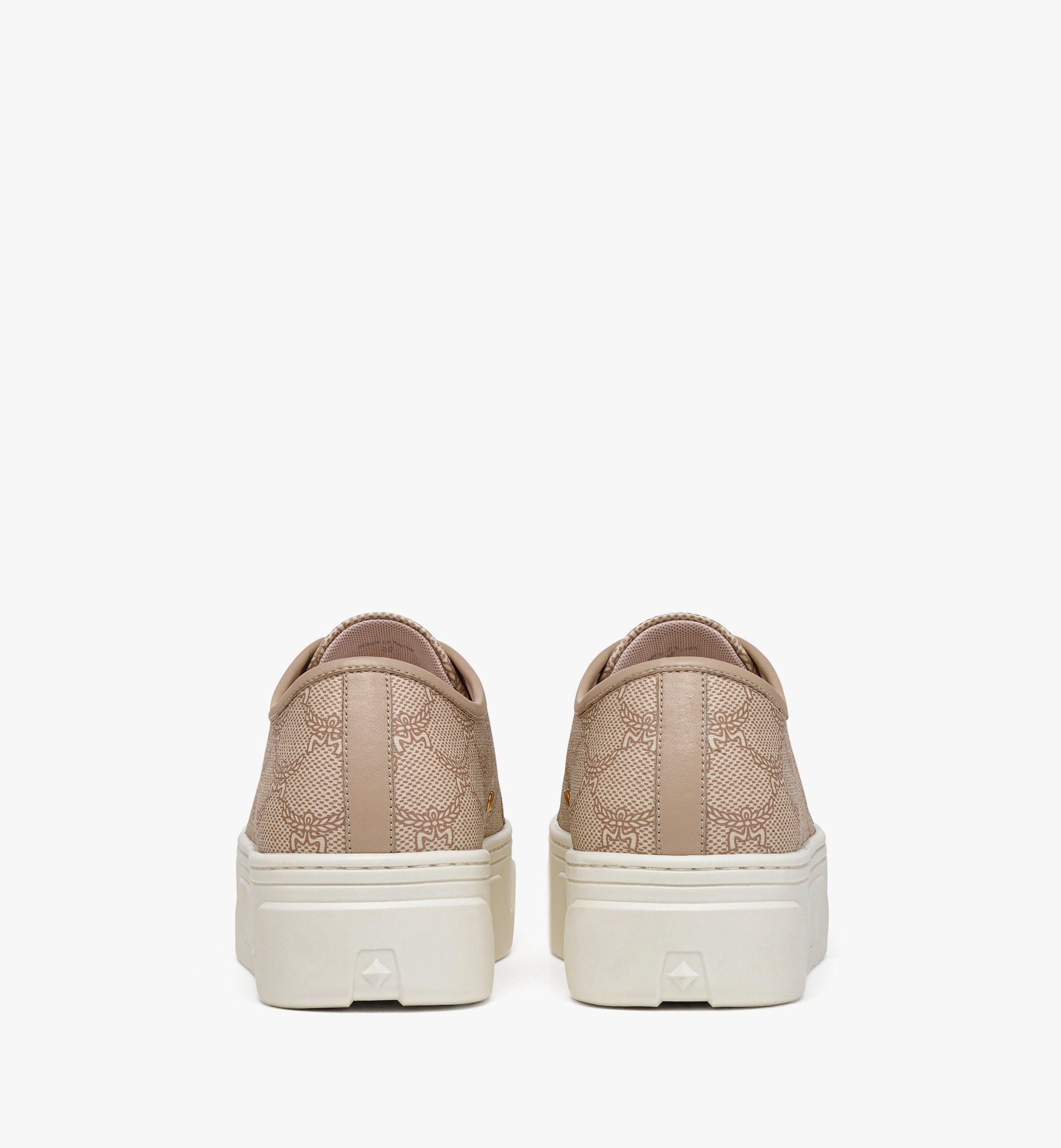 36 IT Skyward Platform Sneakers in Lauretos Beige | MCM ®JP
