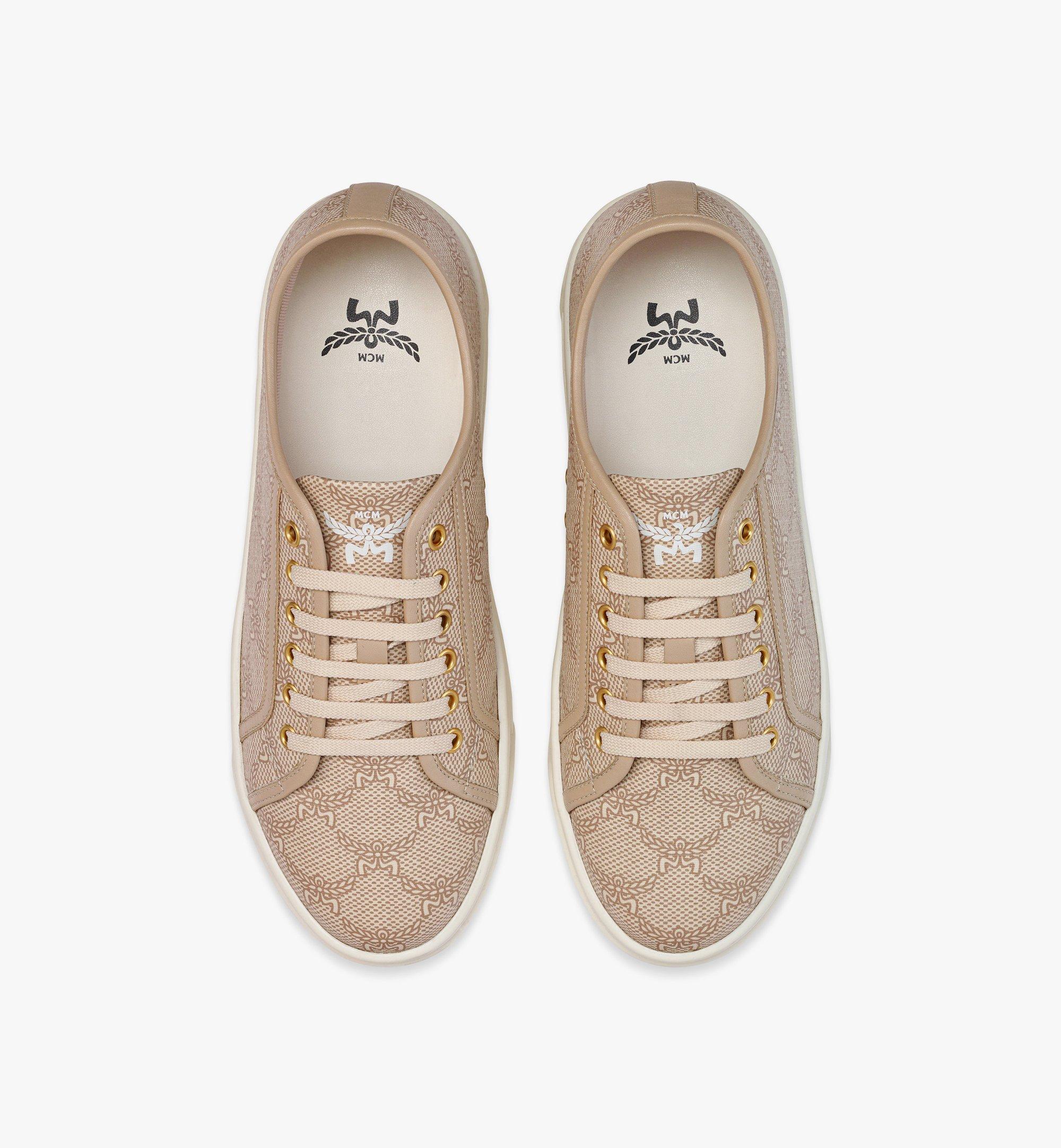 36 IT Skyward Platform Sneakers in Lauretos Beige | MCM ®JP