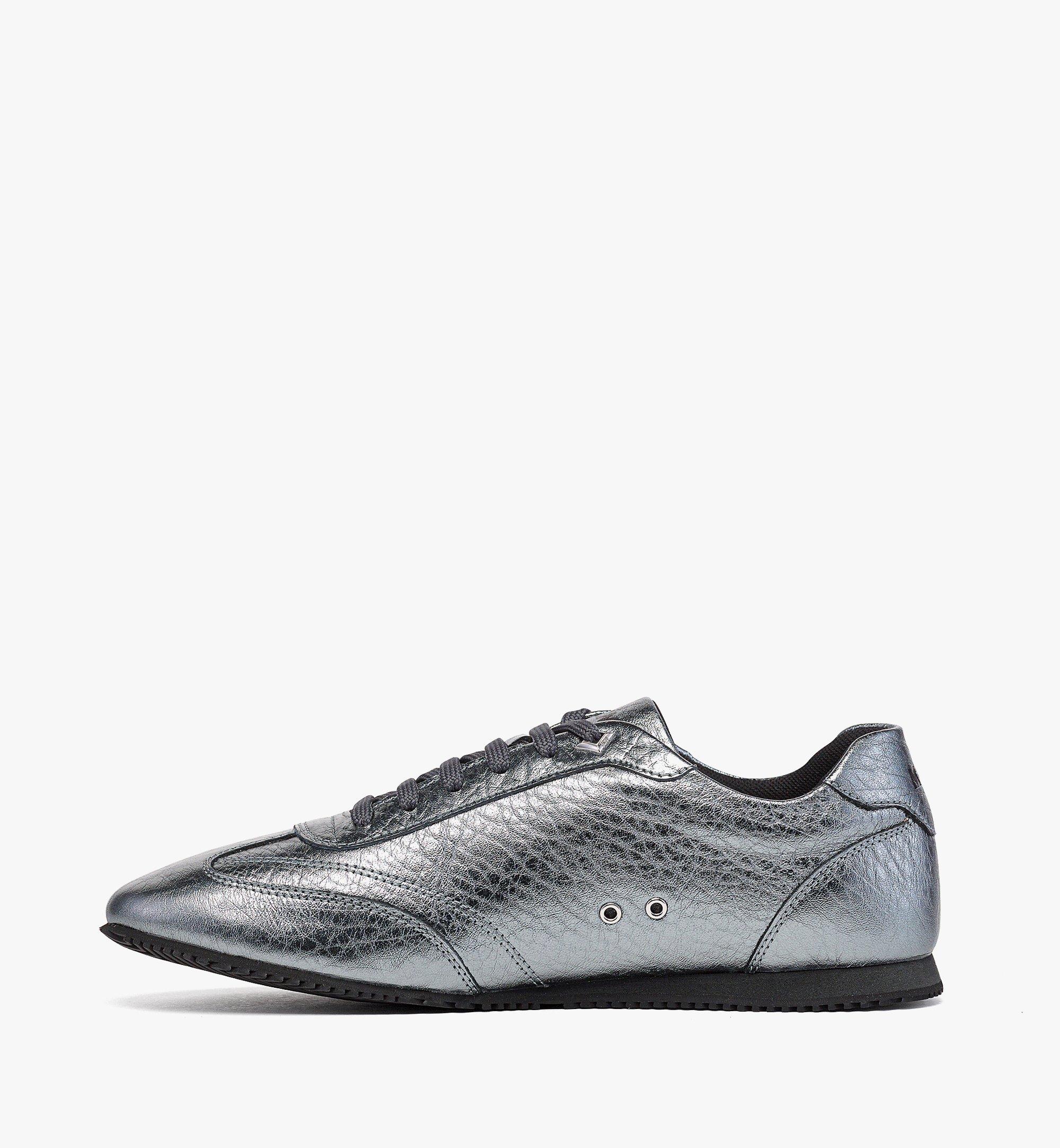 Federlite Lo Sneakers in Laurel Metallic Leather