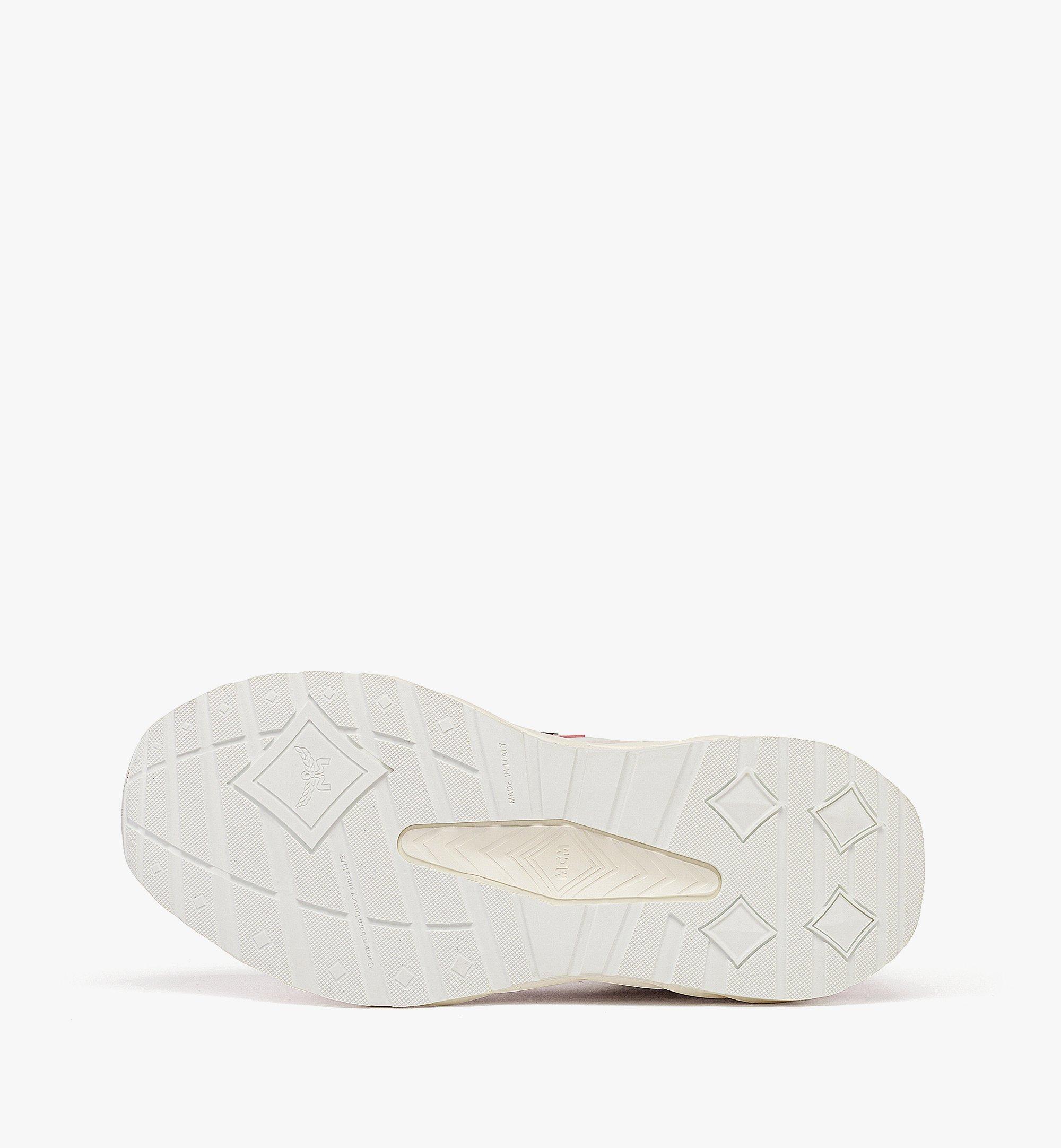 MCM Skywander Lo Sneakers in Lauretos Jacquard Pink MESFSAH01PV041 Alternate View 3