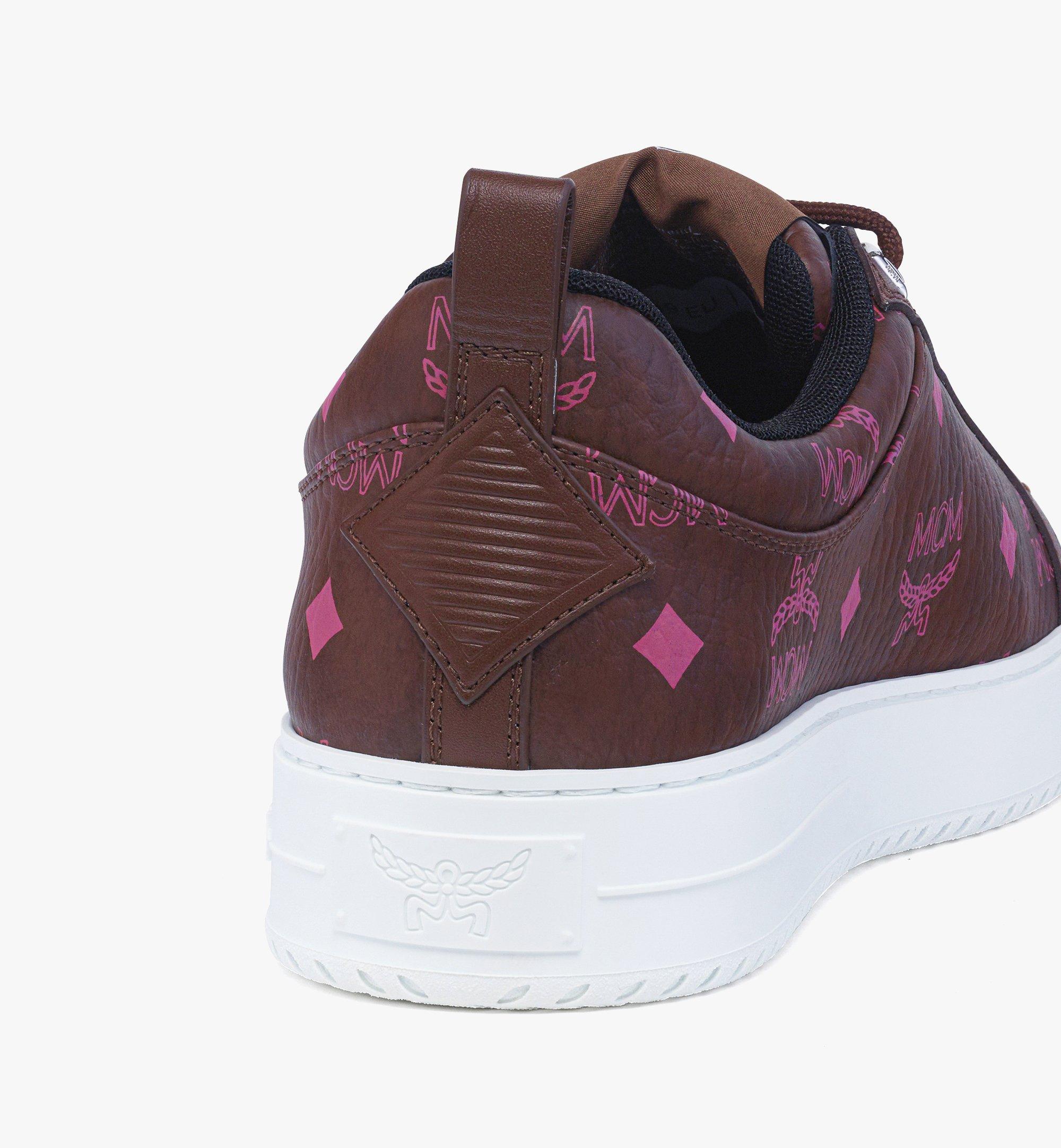 MCM Neo Terrain Sneakers in Visetos Brown MESFSAJ014B040 Alternate View 2