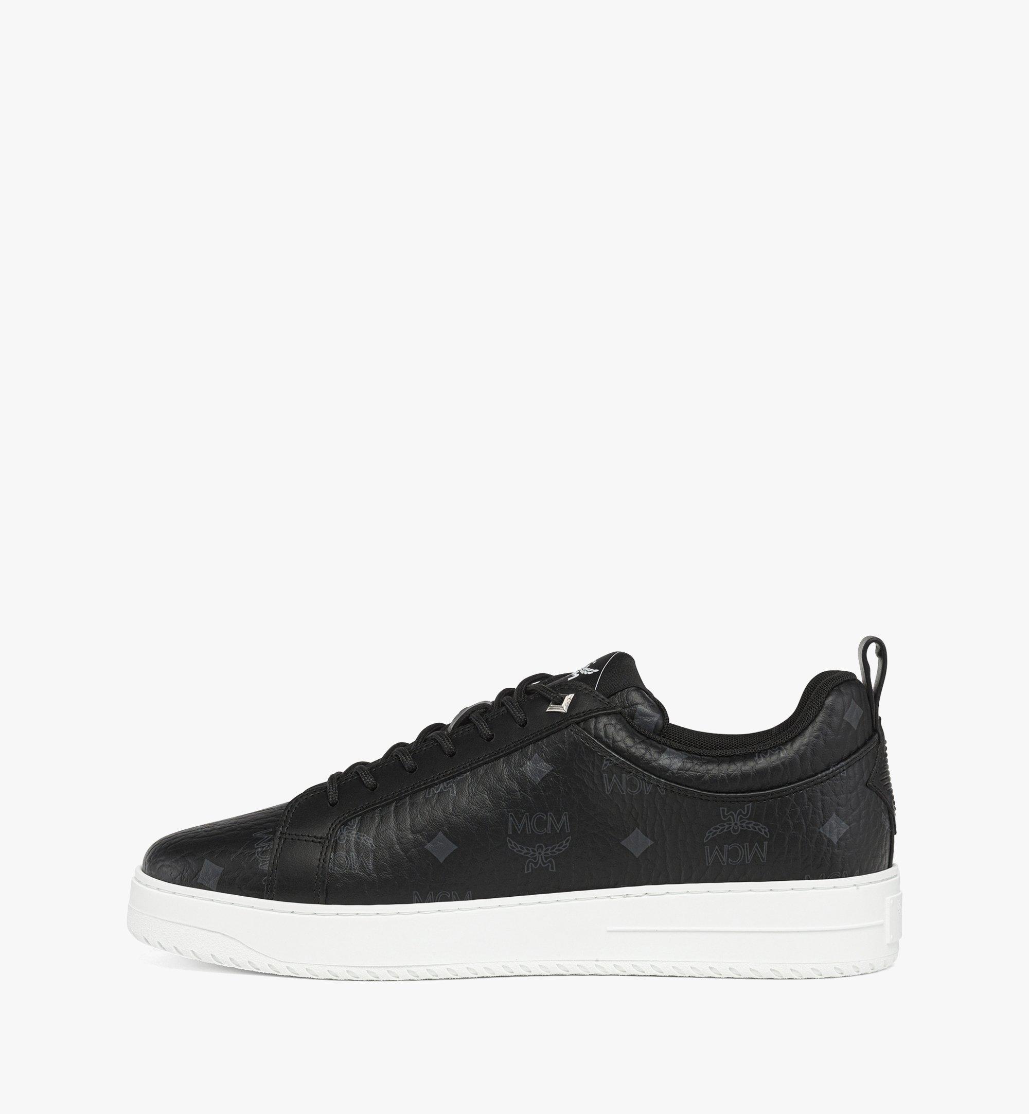 MCM Neo Terrain Sneakers in Visetos Black MESFSAJ01BK039 Alternate View 1